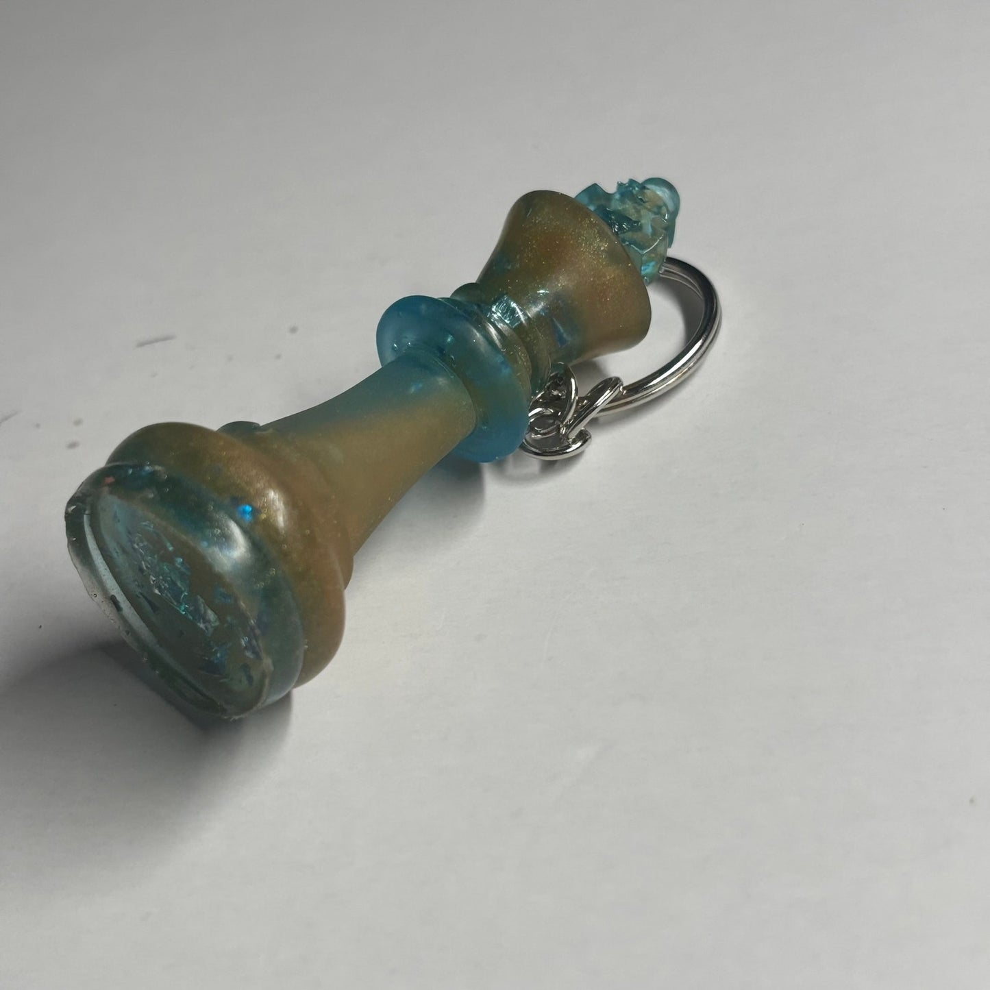 Ocean Beach King - Handmade Resin Keychain