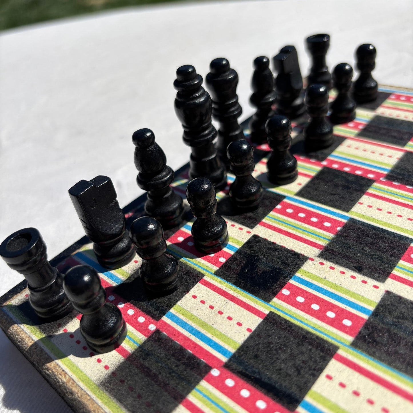 Outdoor Vibes - Scrapbook Chess Set