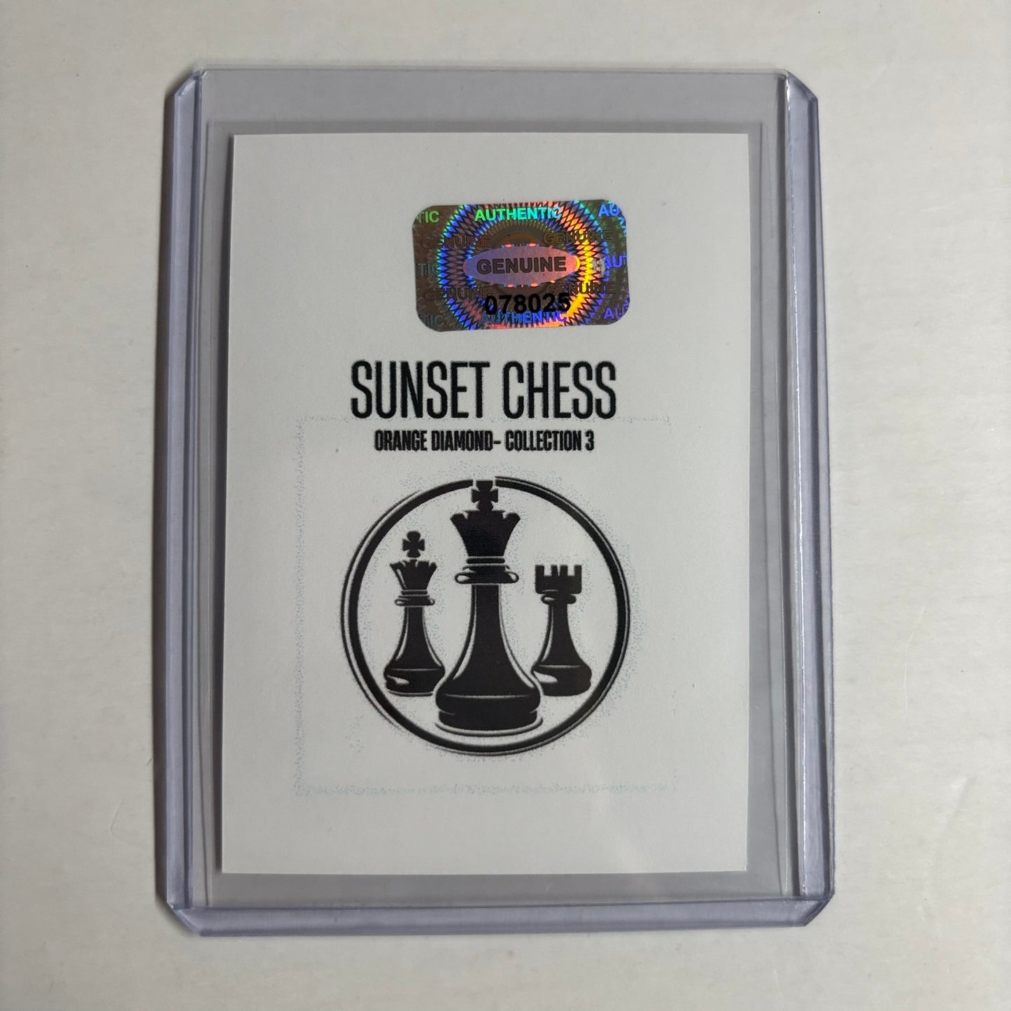 Orange Diamond Collection 3 - Trading Card
