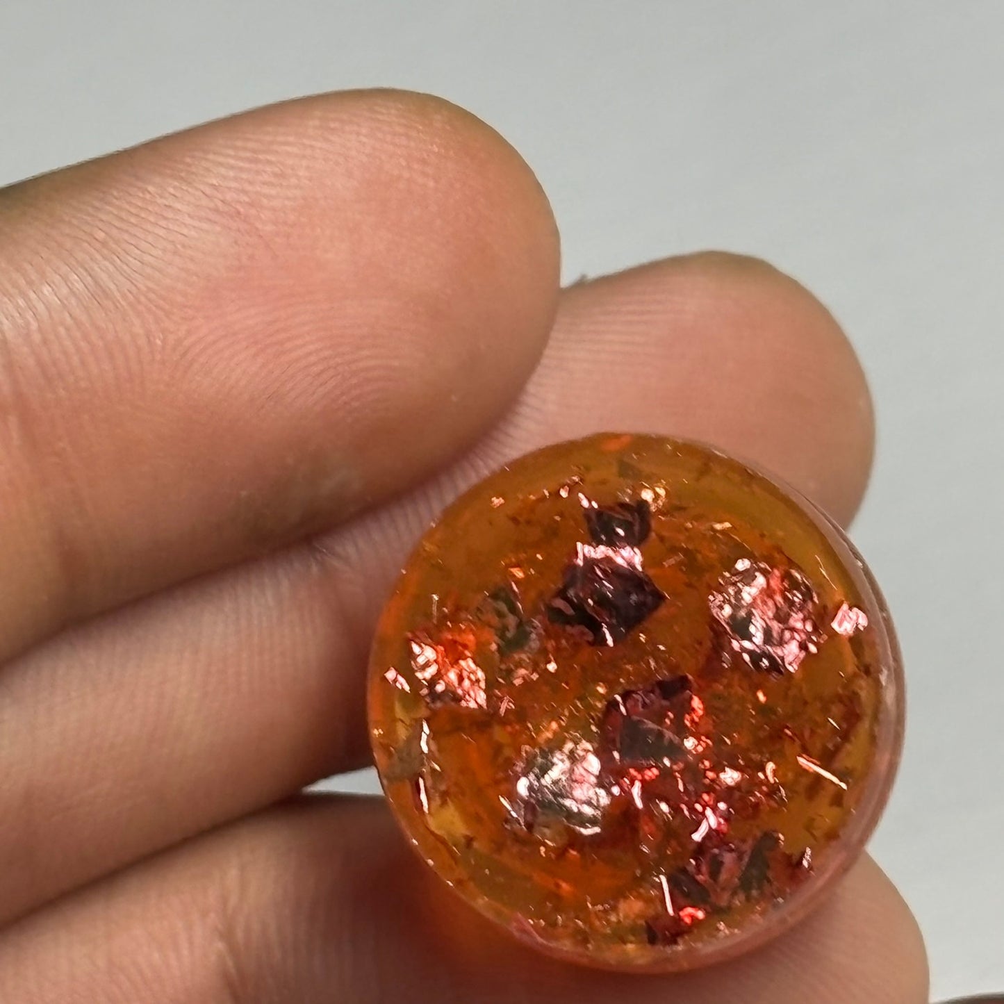 Orange Royal Pawn - Handmade Resin Keychain