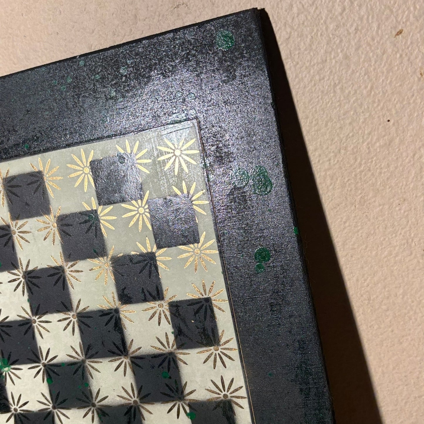 Green Overdrive - Large Scrapbook Chess Board