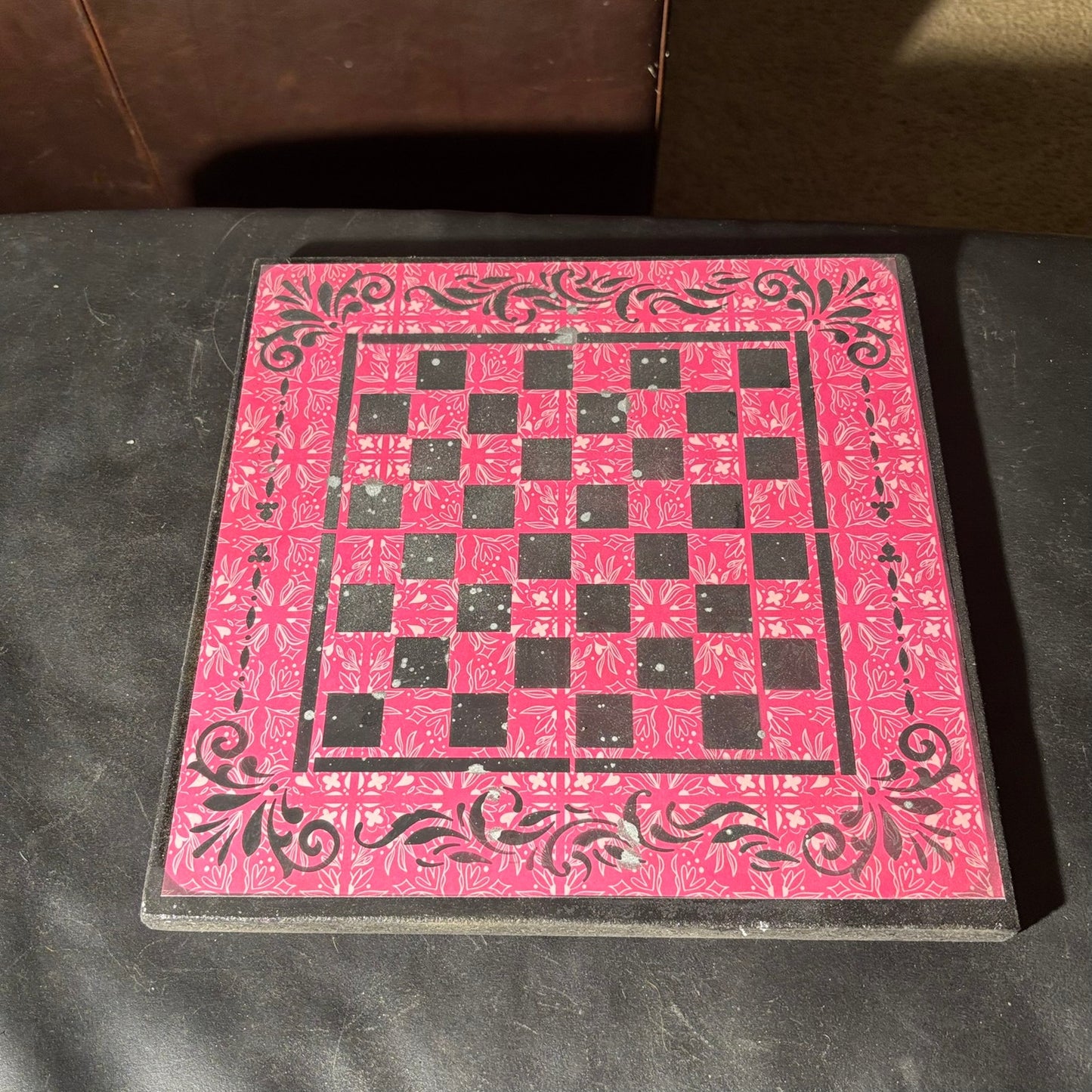 Royal Red - Scrapbook Chess Set