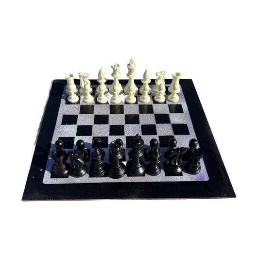 Purple Mist - Painted Chess Set