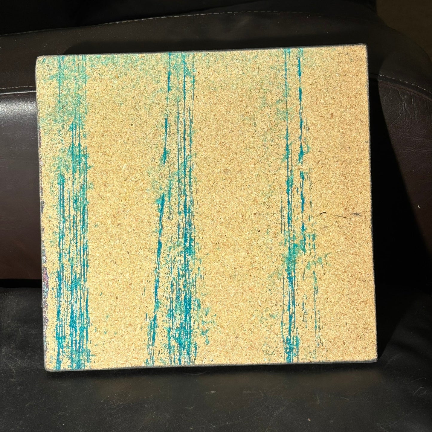 Chrome Drip Blue pattern - Scrapbook Chess Board