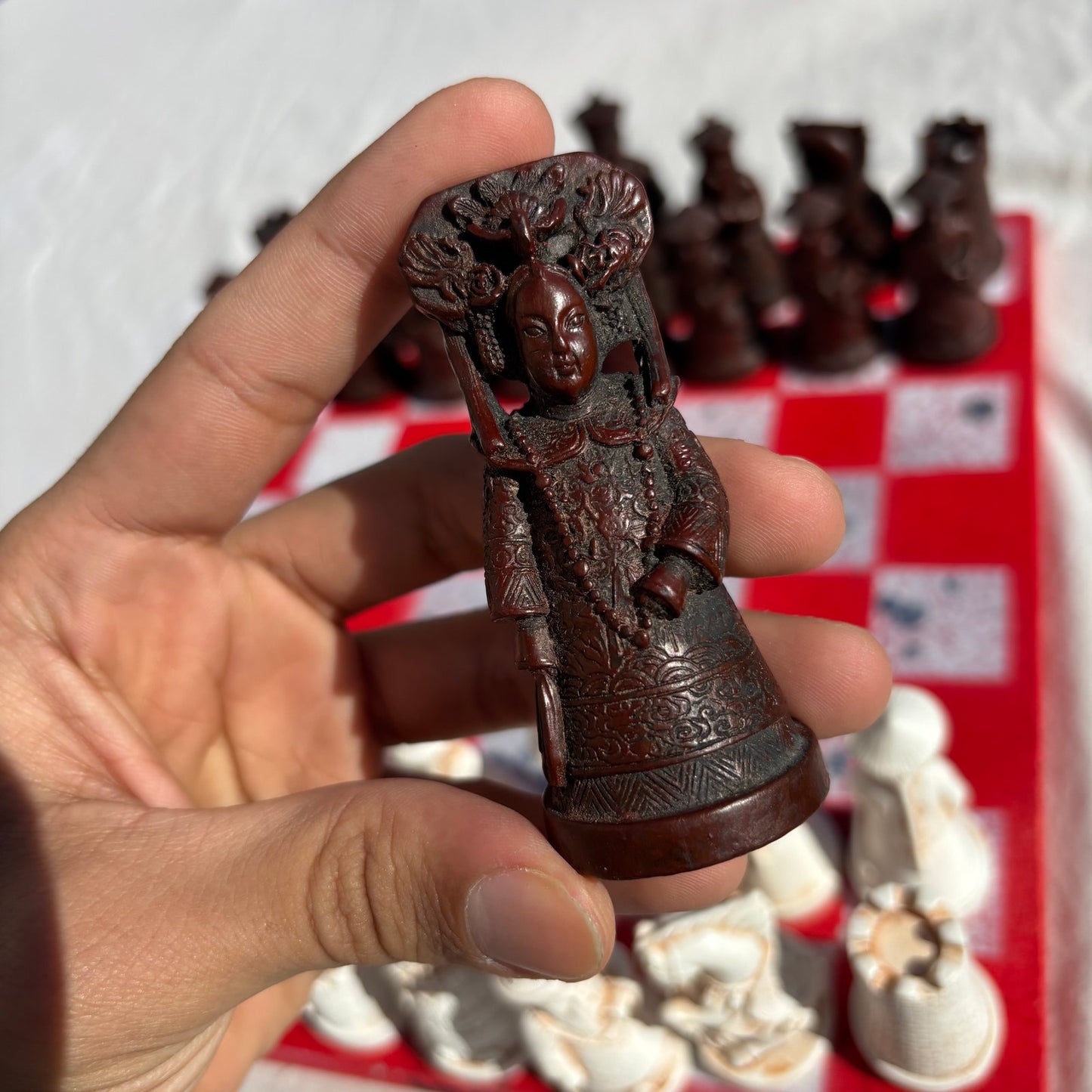 Candy Red - Chinese Edition Chess Set