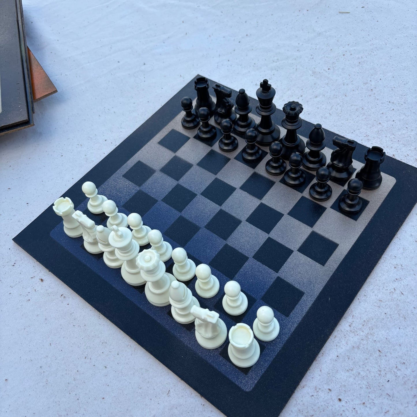 Classic Vintage - Painted Chess Set