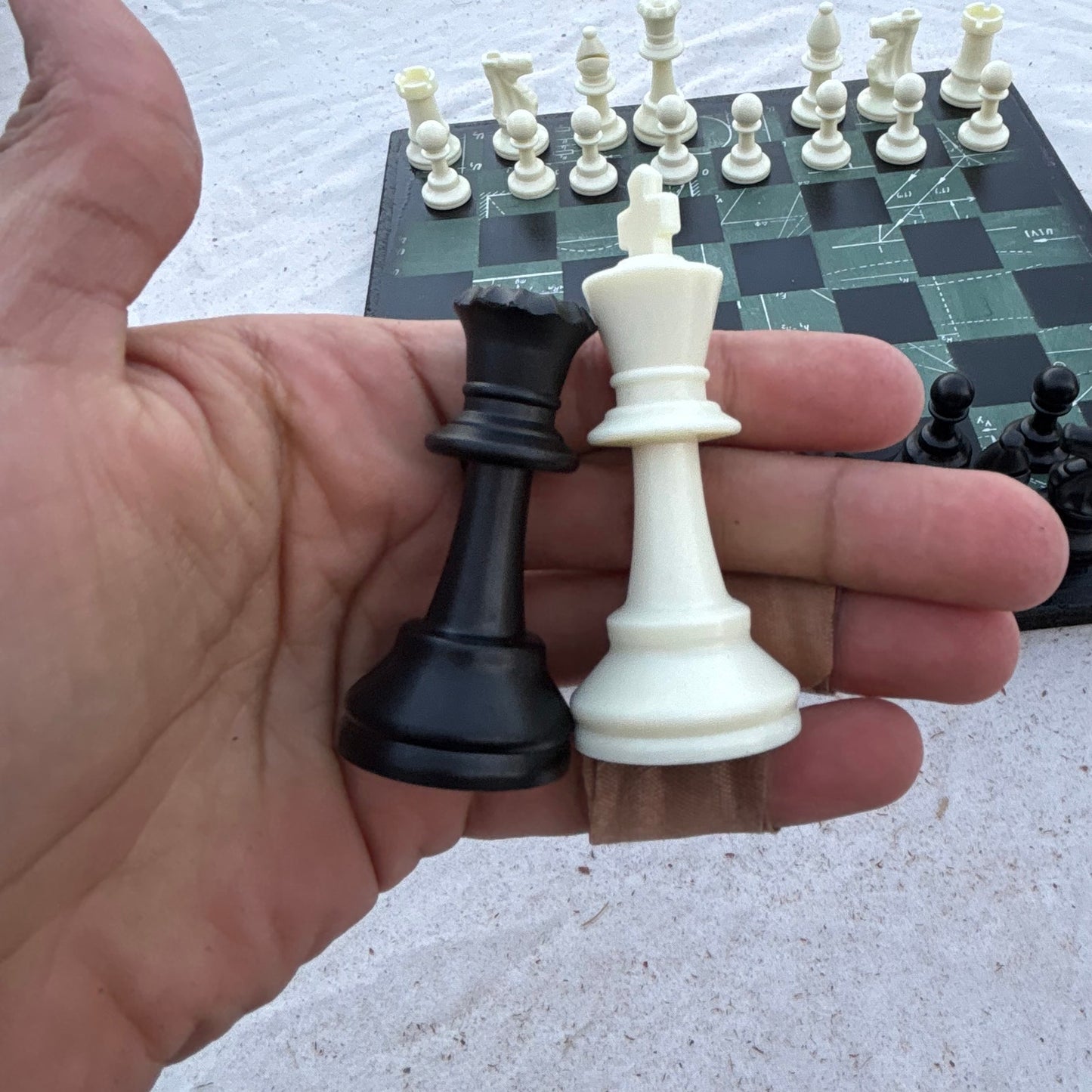 Math Board - Scrapbook Chess Set
