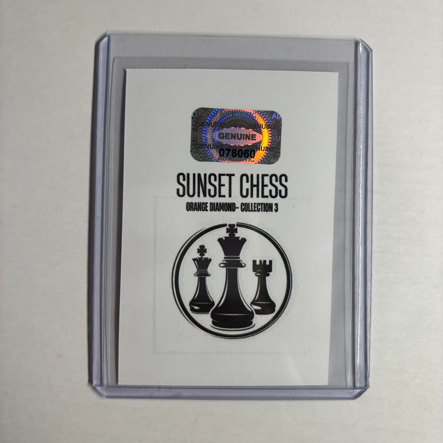 Orange Diamond Collection 3 - Trading Card
