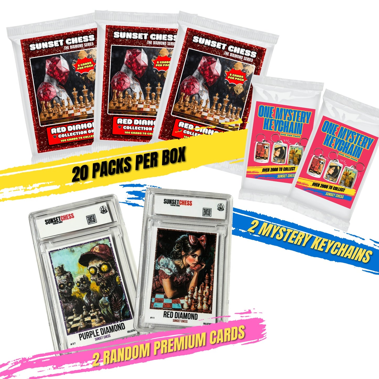 Red Diamond Part 1 - Jumbo Box Pack - Chess Trading Cards