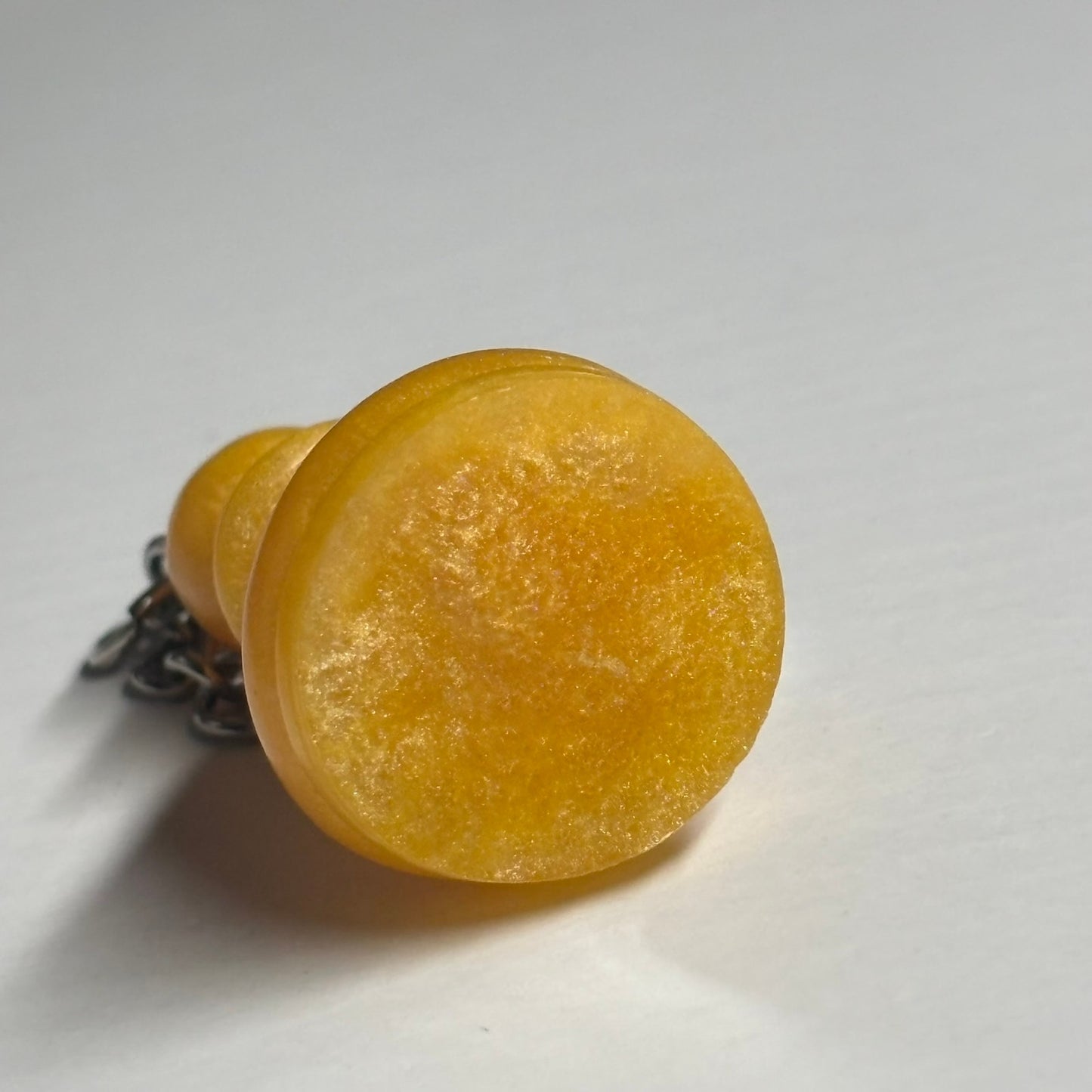 Yellow Bishop - Handmade Resin Keychain