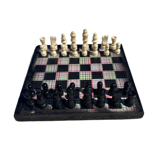 Colorful Lines - Scrapbook Chess Set