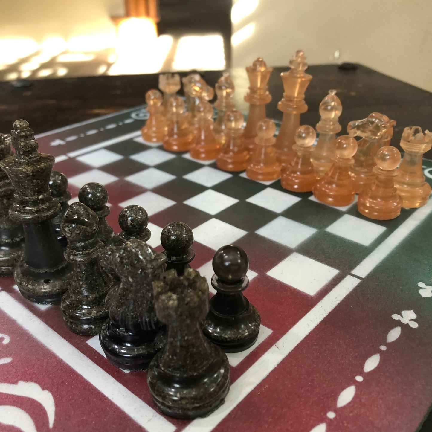 Royal Tropics - Painted Chess Set