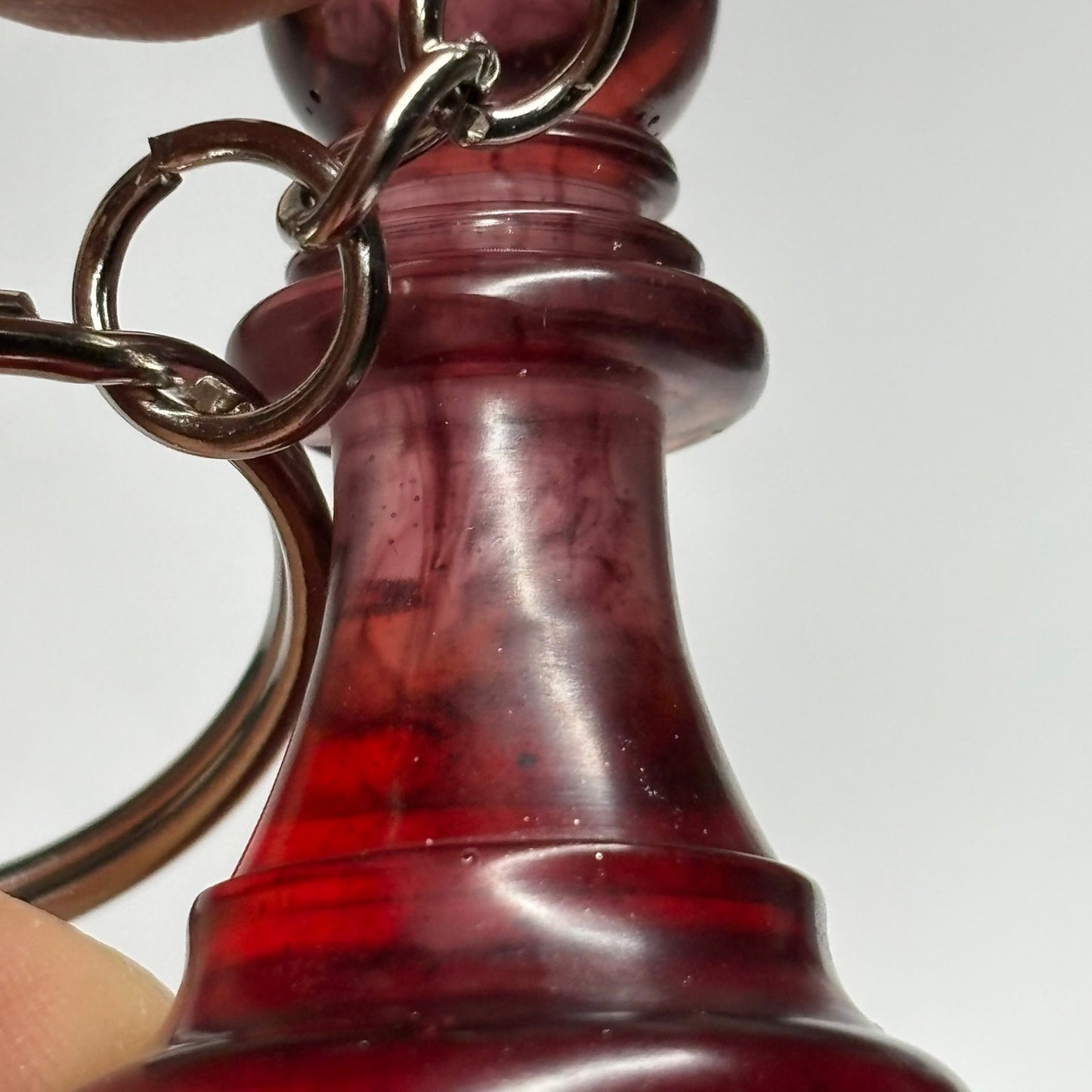 Red Vile Bishop - Handmade Resin Keychain