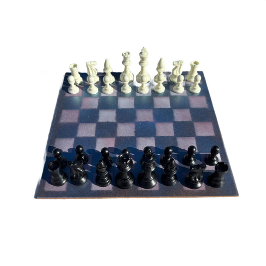 Cosmic Blue - Painted Chess Set