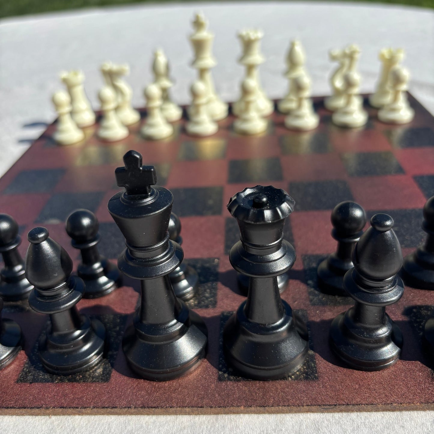Bronze Gold - Painted Chess Set