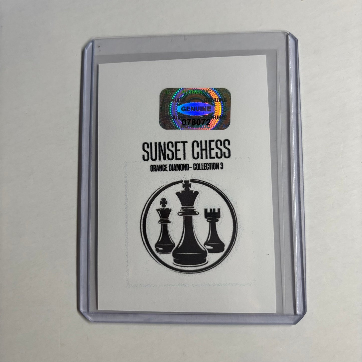 Orange Diamond Collection 3 - Trading Card