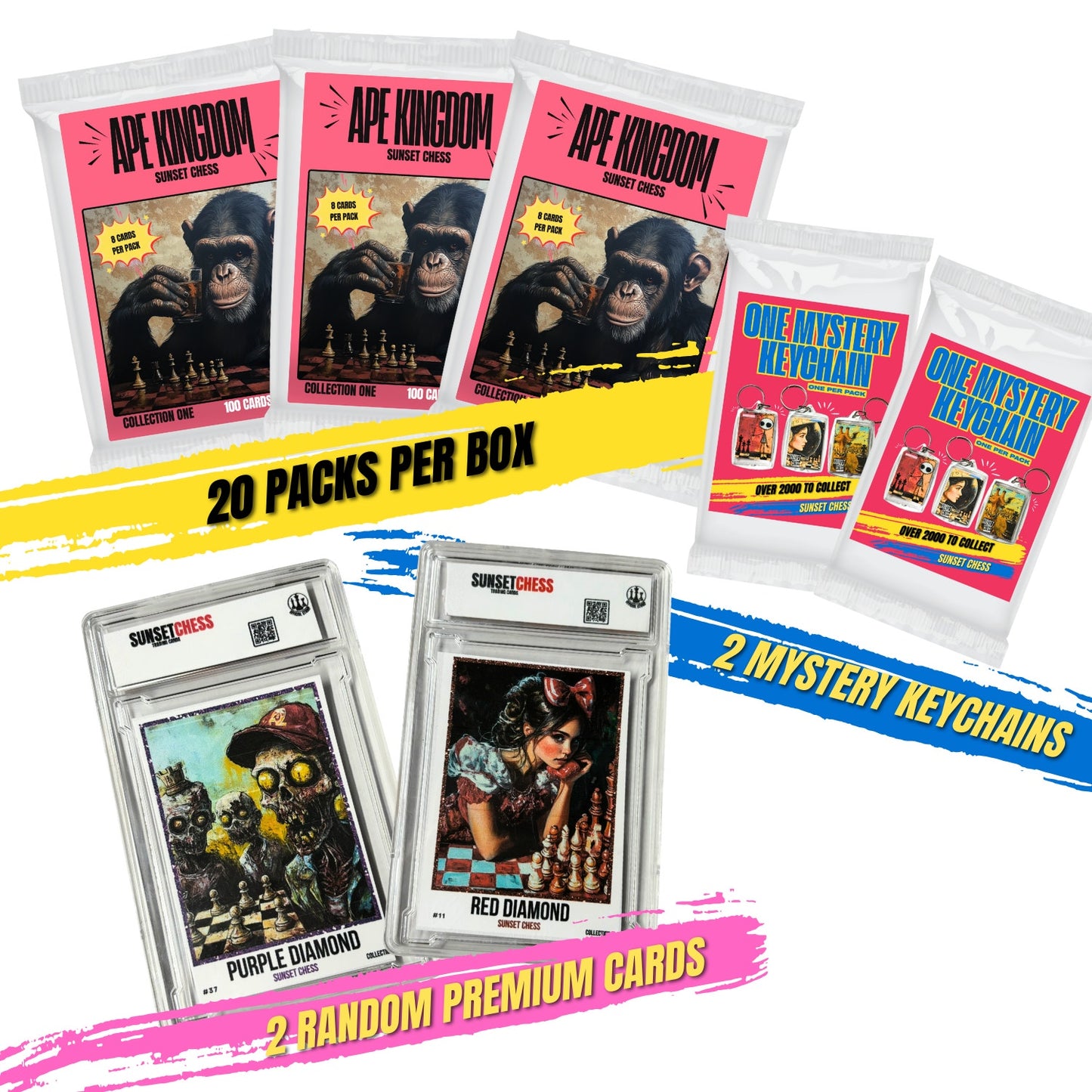 Ape Kingdom Part 1 - Jumbo Box Pack - Chess Trading Cards