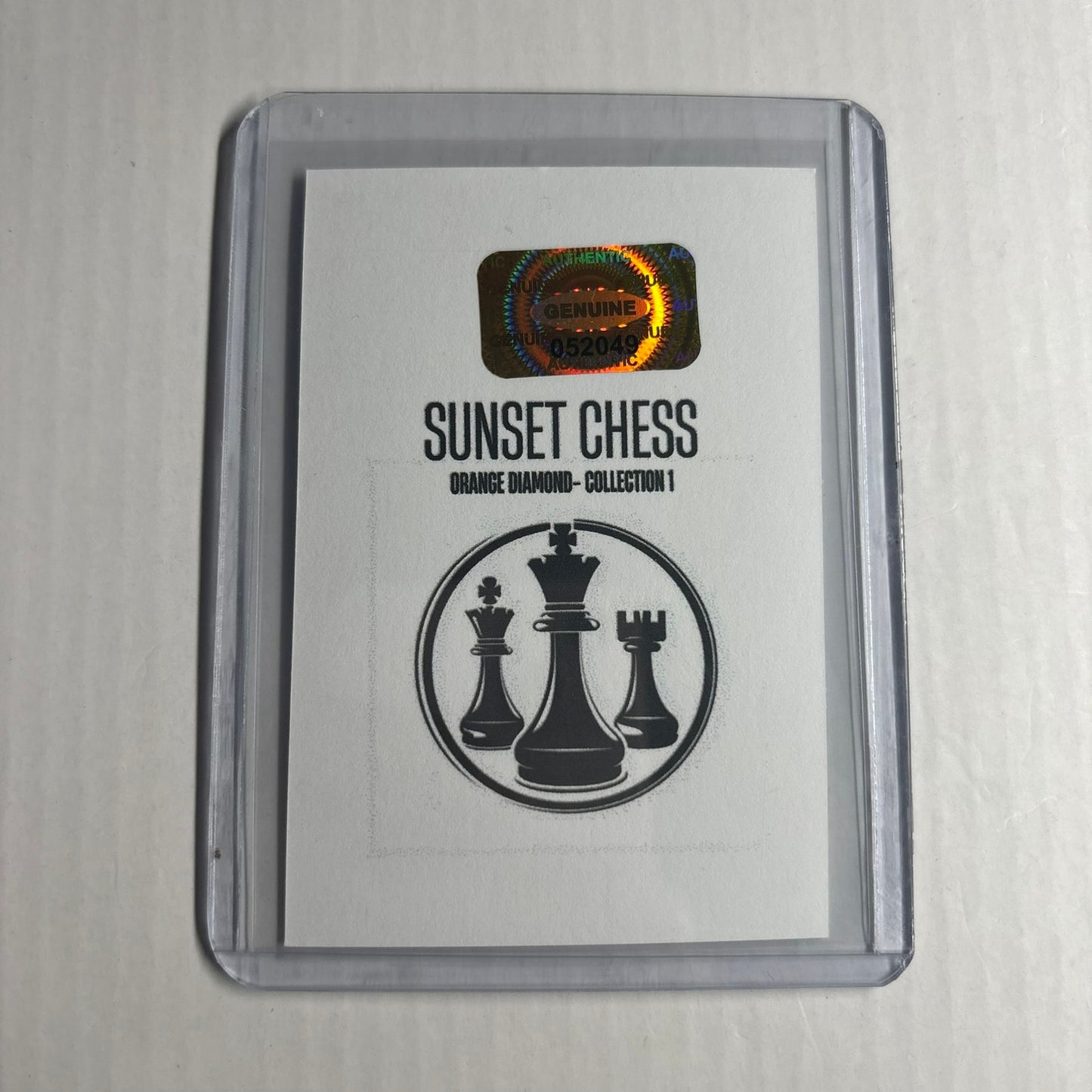 Orange Diamond Collection 1 - Trading Card