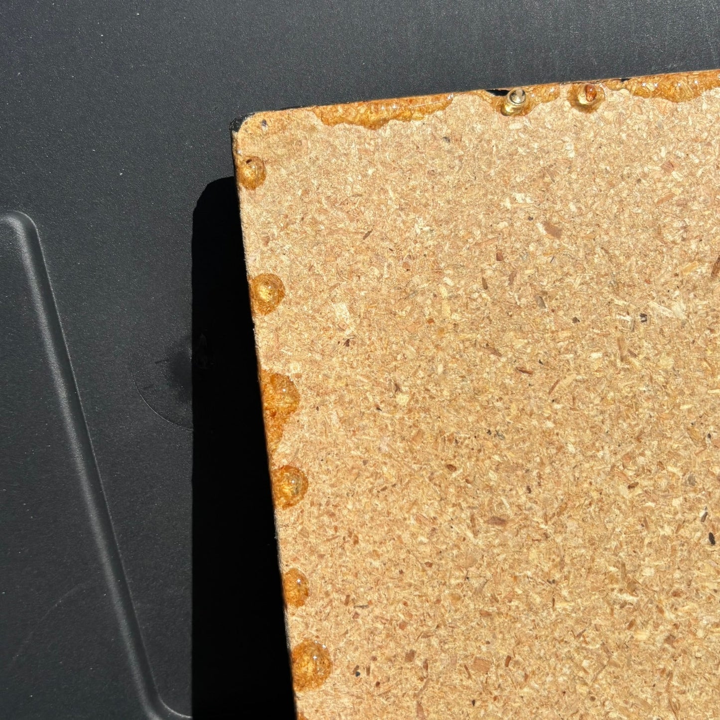 Space Alien Blue - Resin Coated Chess Board