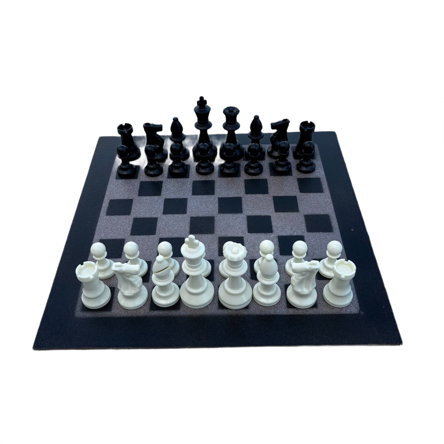 Simple Brown - Painted Chess Set