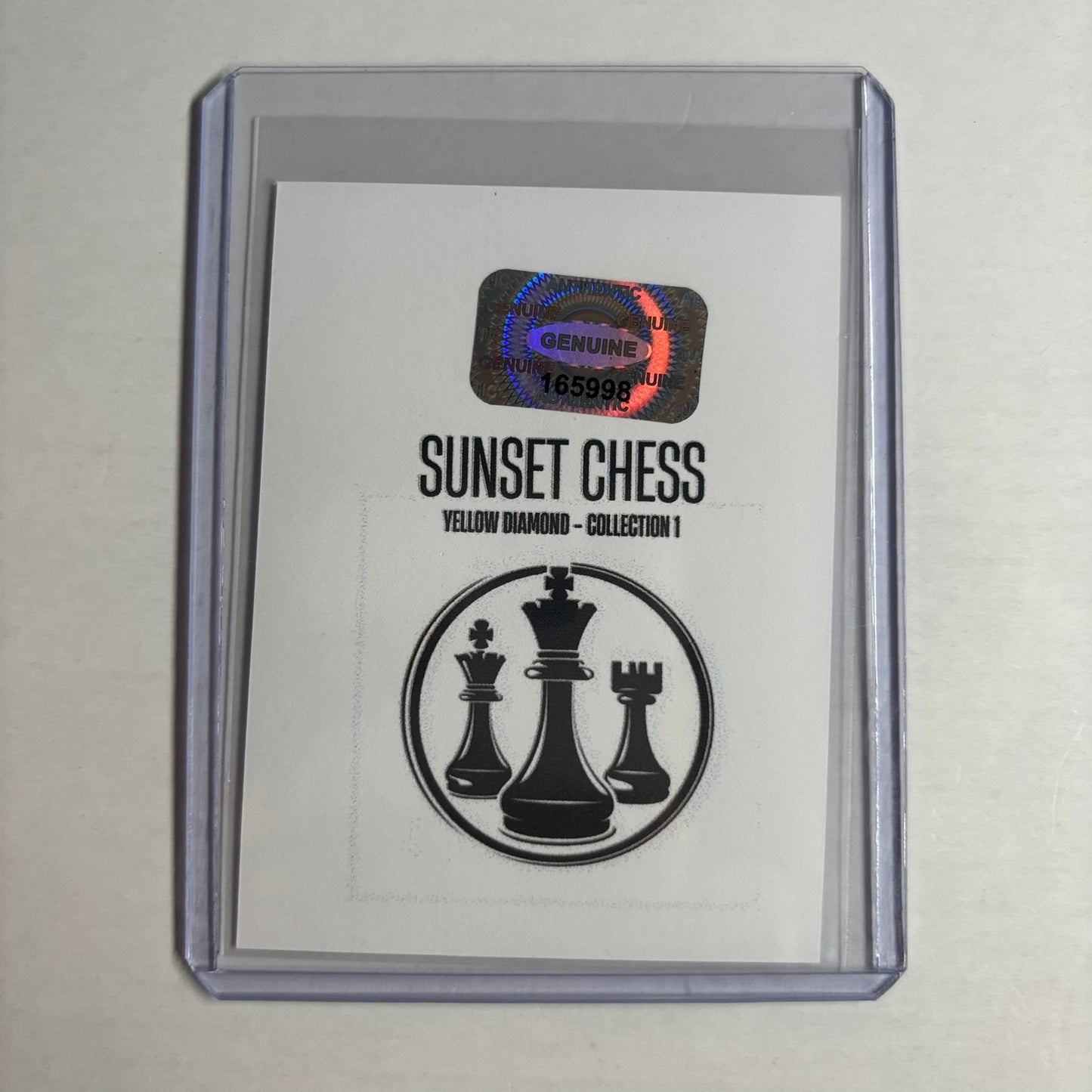 Yellow Diamond Collection 1 - Trading Card