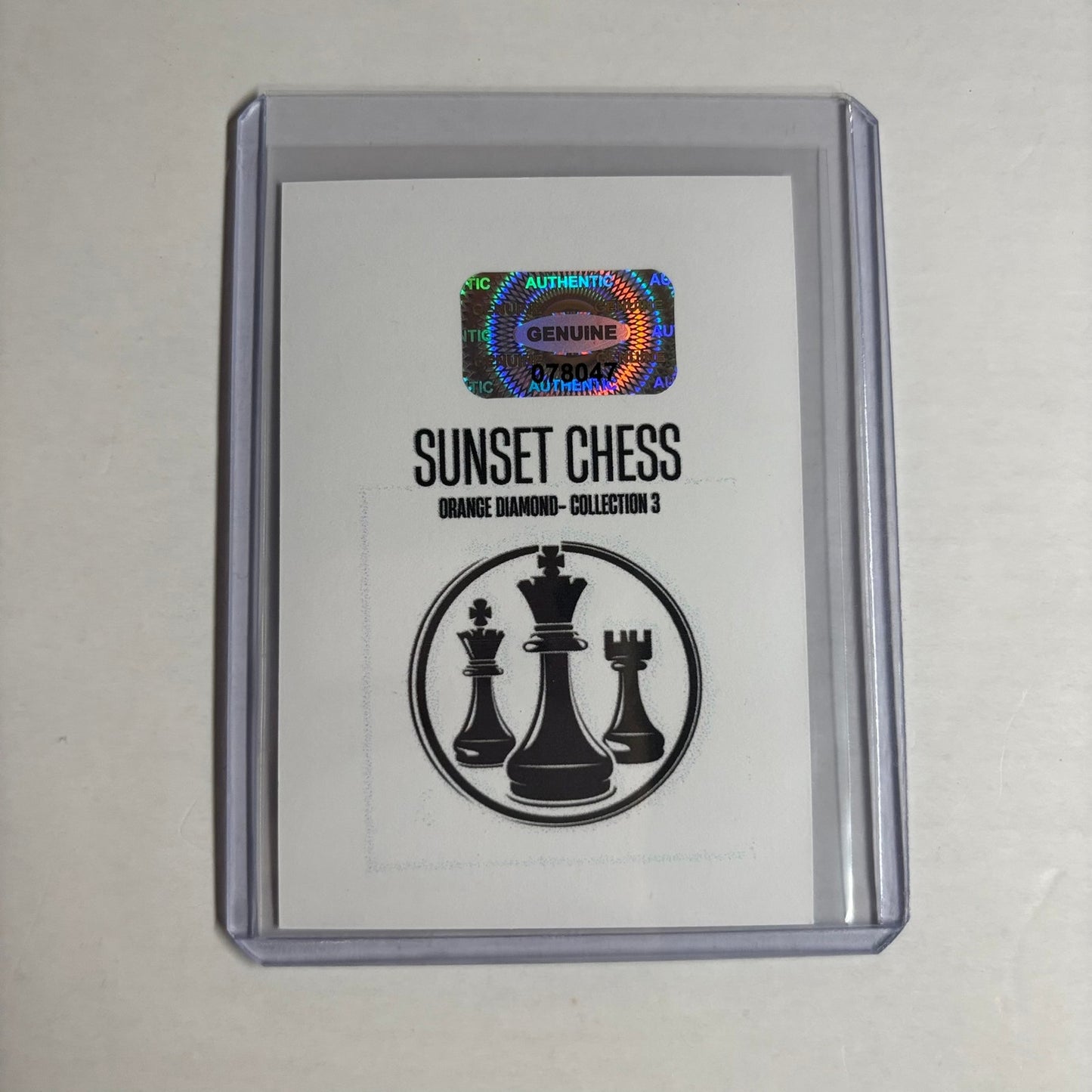 Orange Diamond Collection 3 - Trading Card