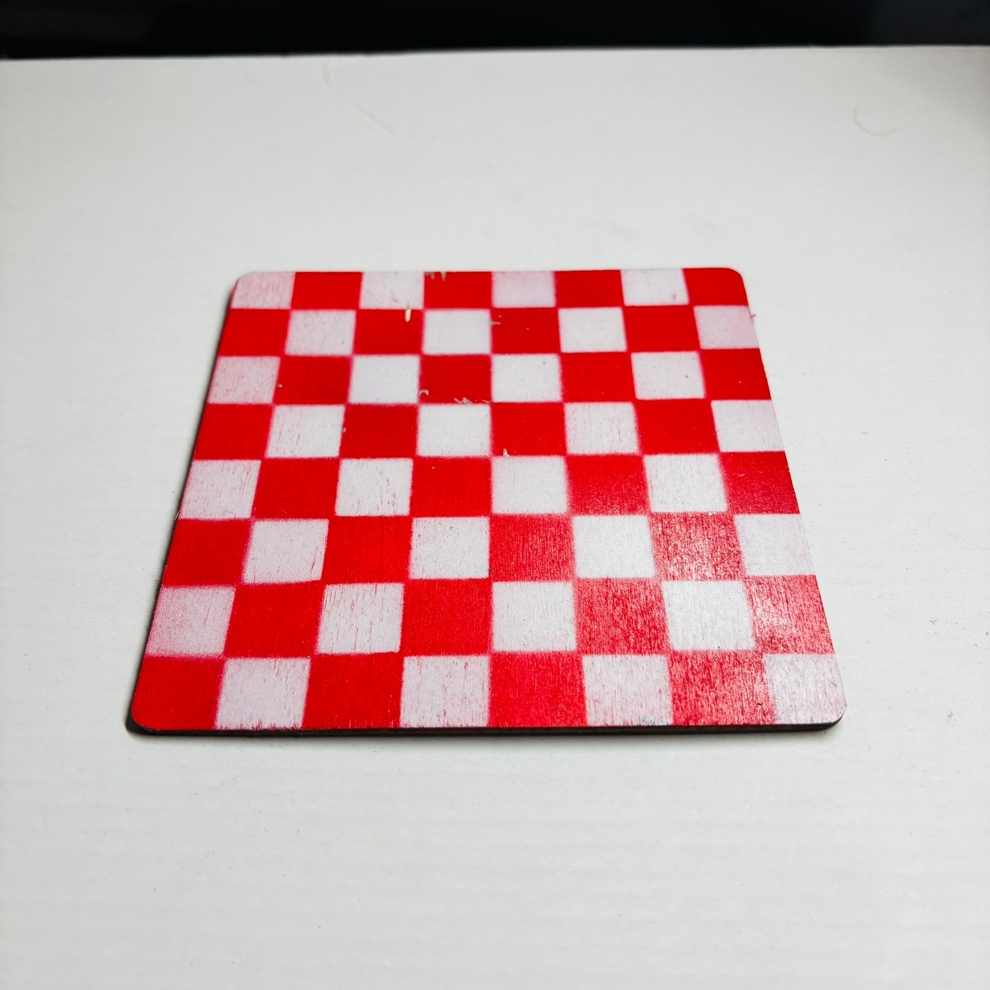 Cherry Red White - Mini Chess Set