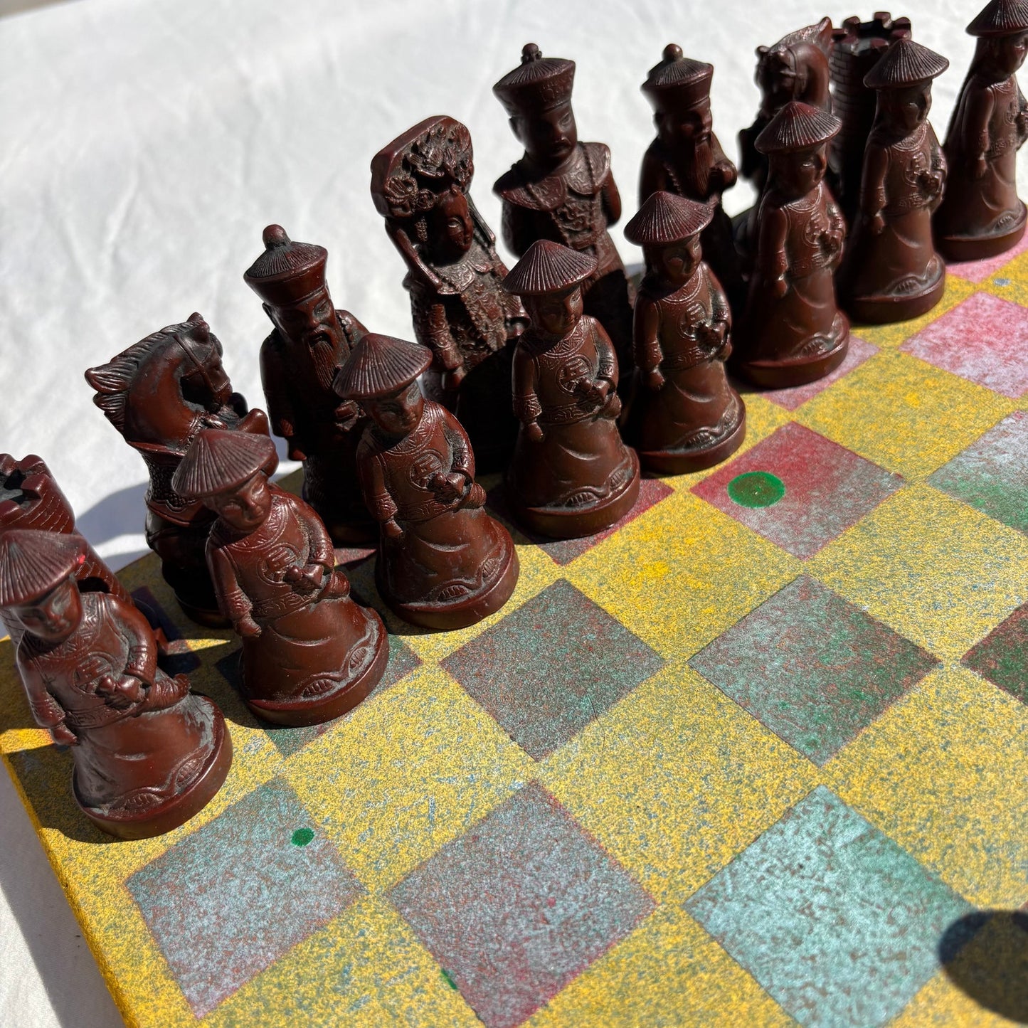 Colorful Sunshine Yellow - Chinese Edition Chess Set