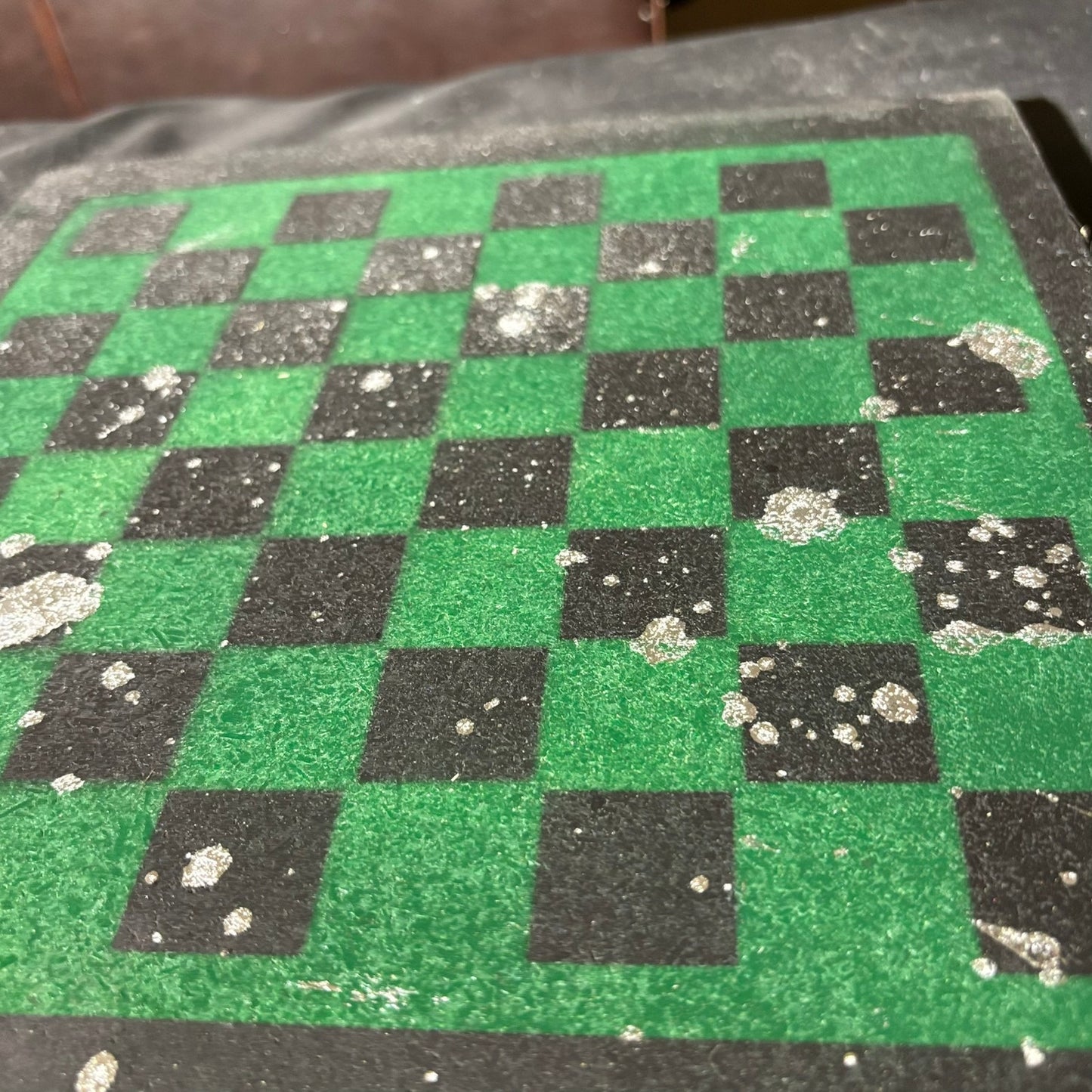Mistic Yellow Green - Painted Chess Set
