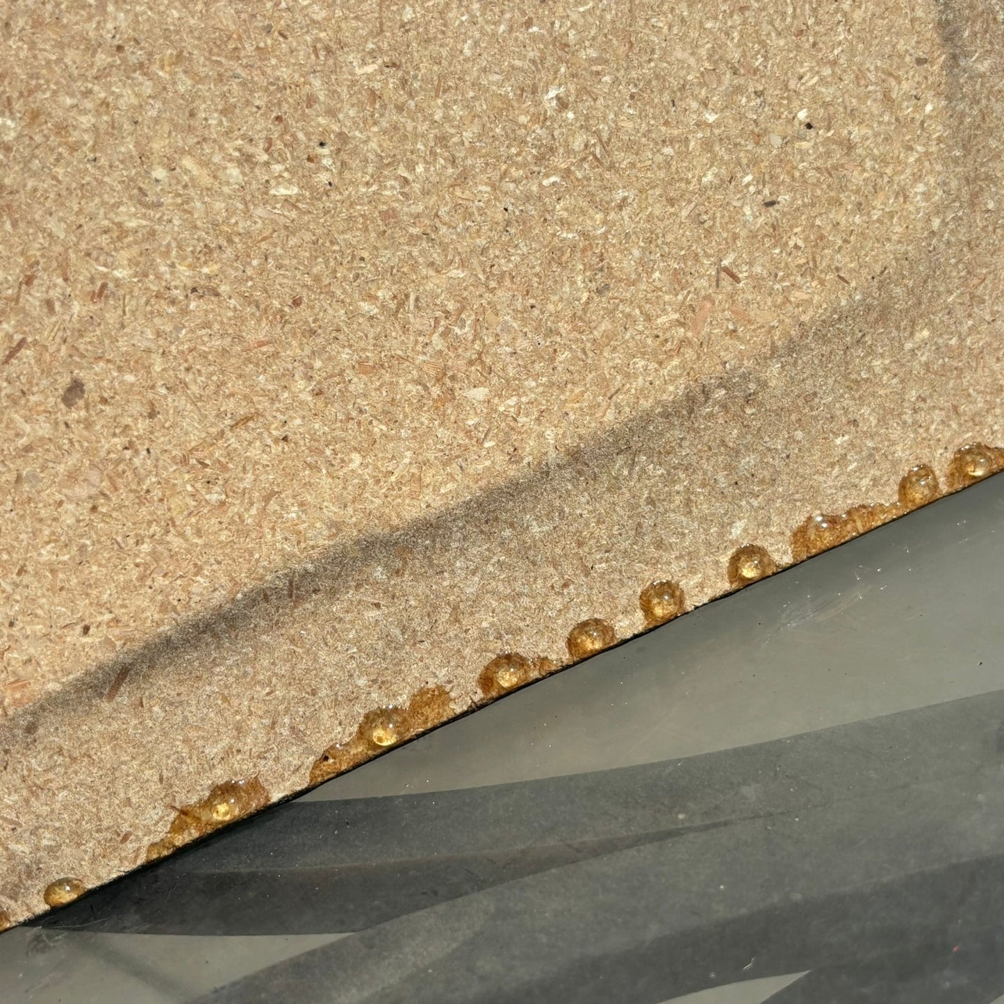 Golden Space Galaxy - Resin Coated Chess Board