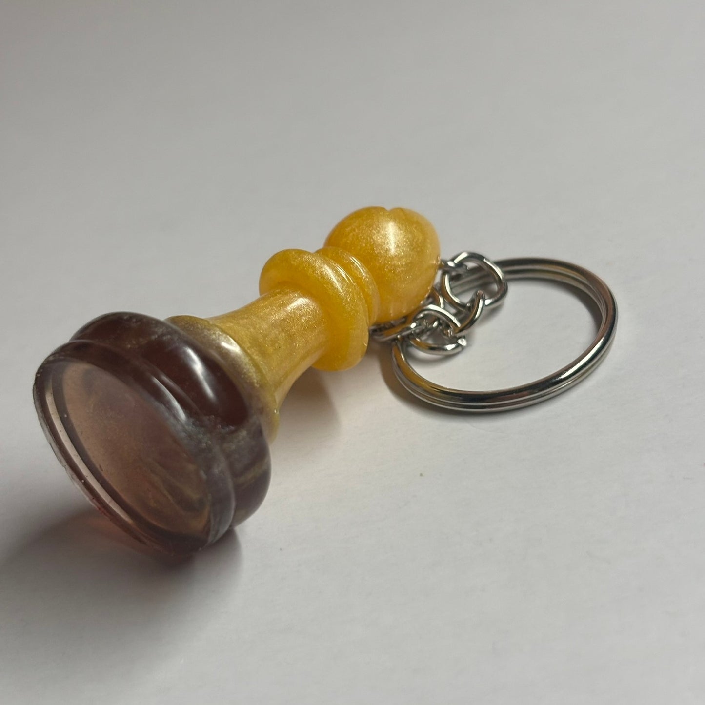 Yellow Coffee Bishop - Handmade Resin Keychain