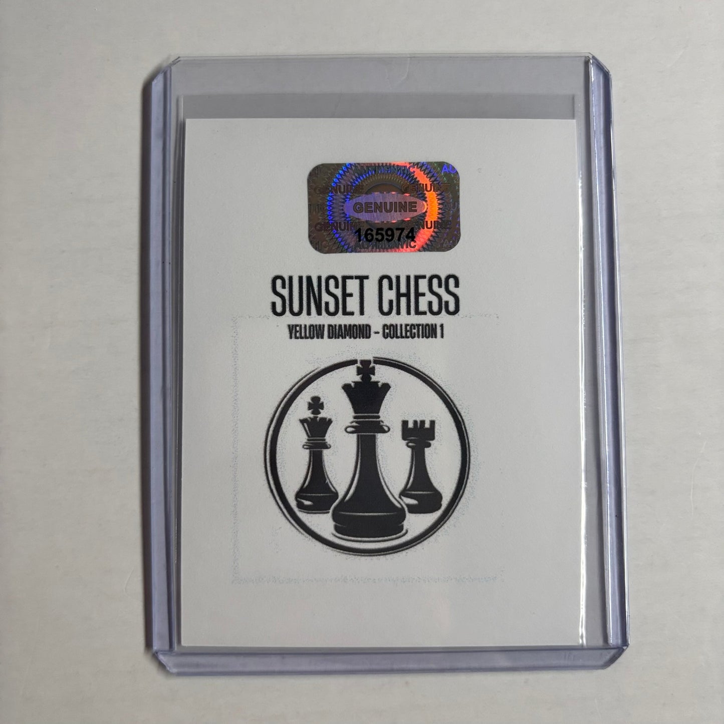 Yellow Diamond Collection 1 - Trading Card