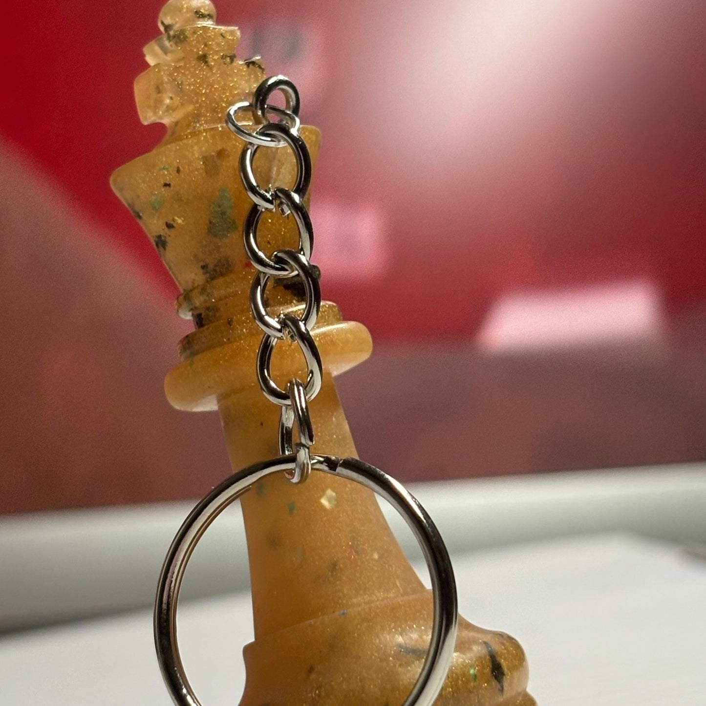 Spotted Yellow King - Handmade Resin Keychain