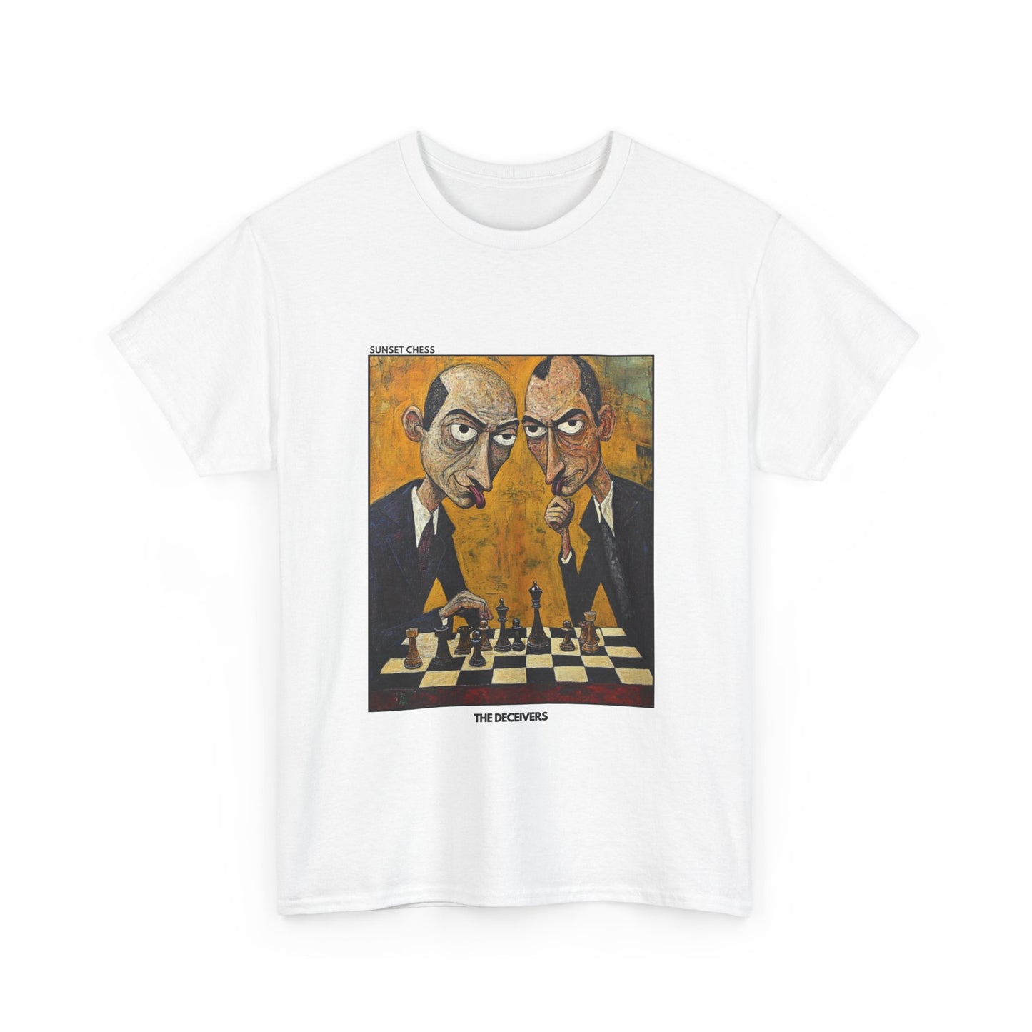 The Deceivers - White Chess T Shirt