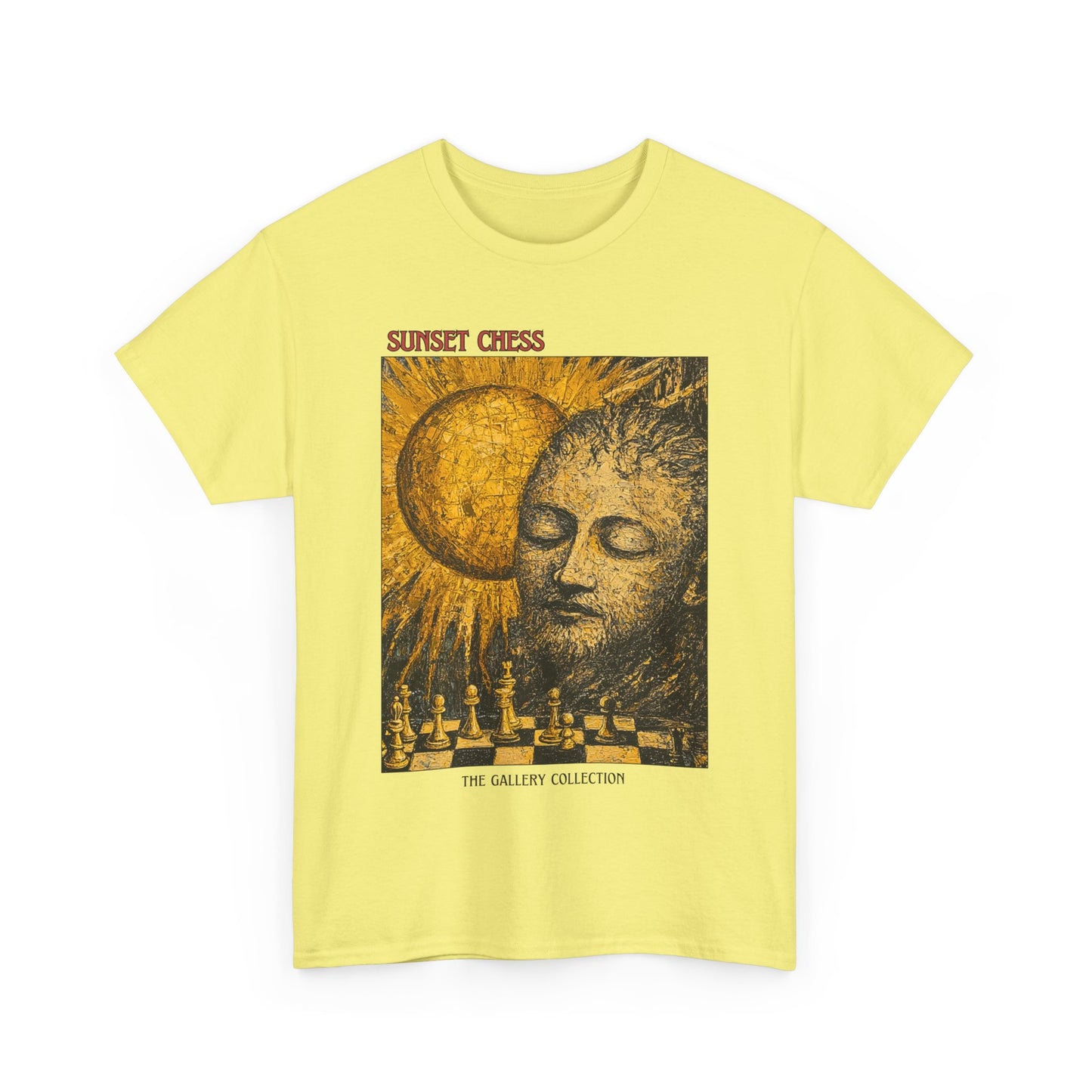 Power Of The Sun - Yellow Chess T Shirt