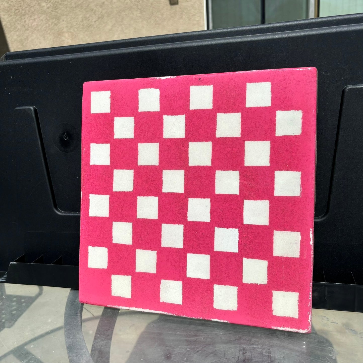 Hot Pink - Resin Coated Chess Board