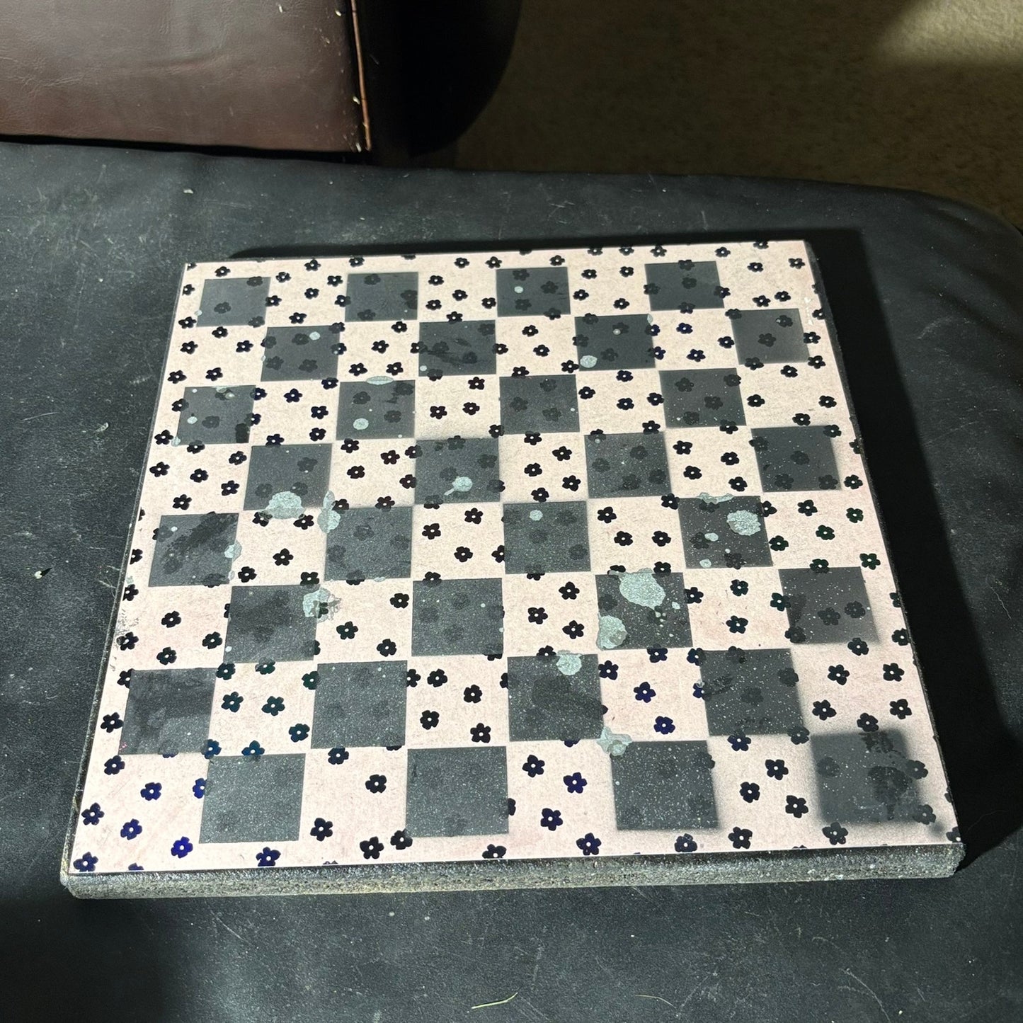 Mini Flowers - Scrapbook Chess Set