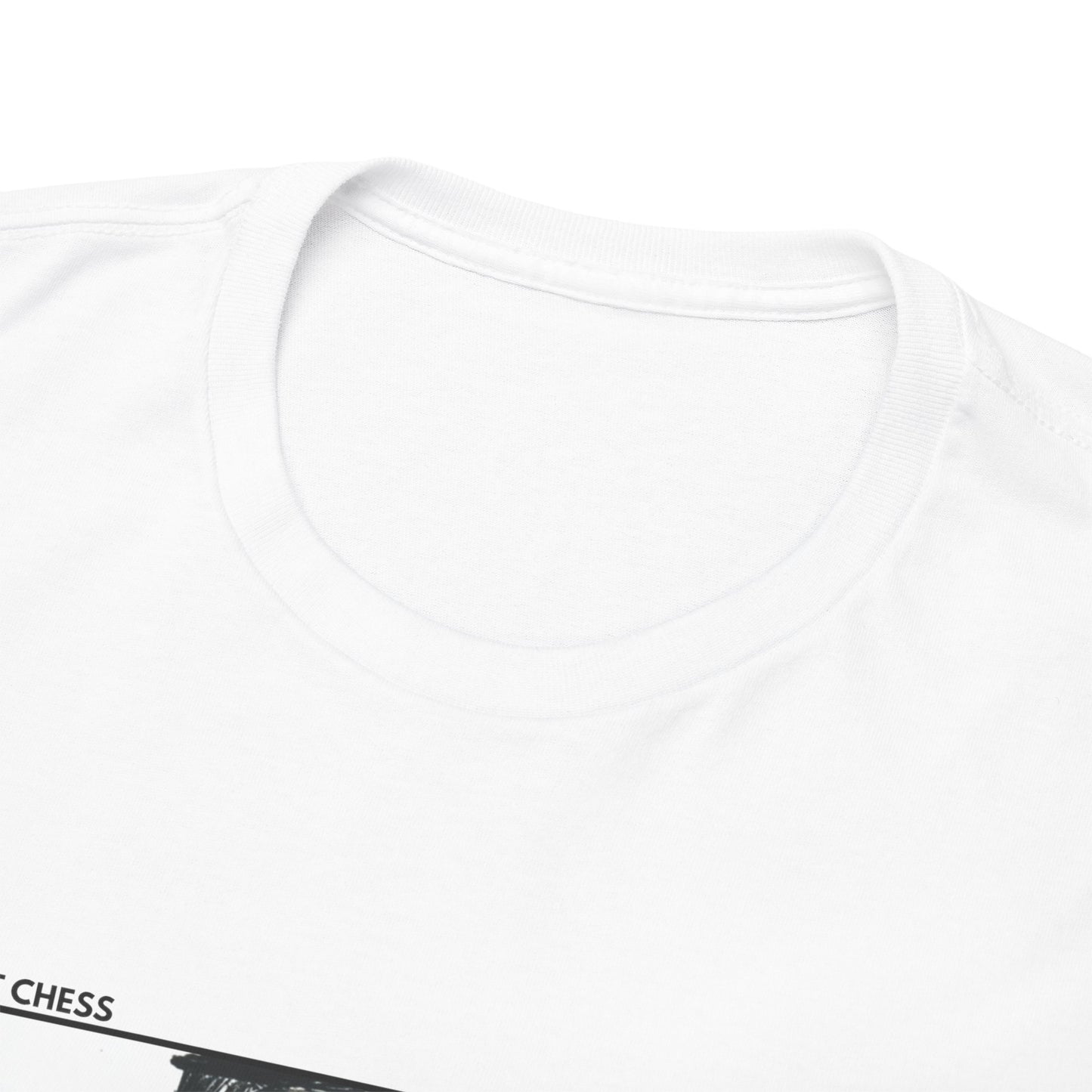 Chess Chalk Drawing - White Chess T Shirt