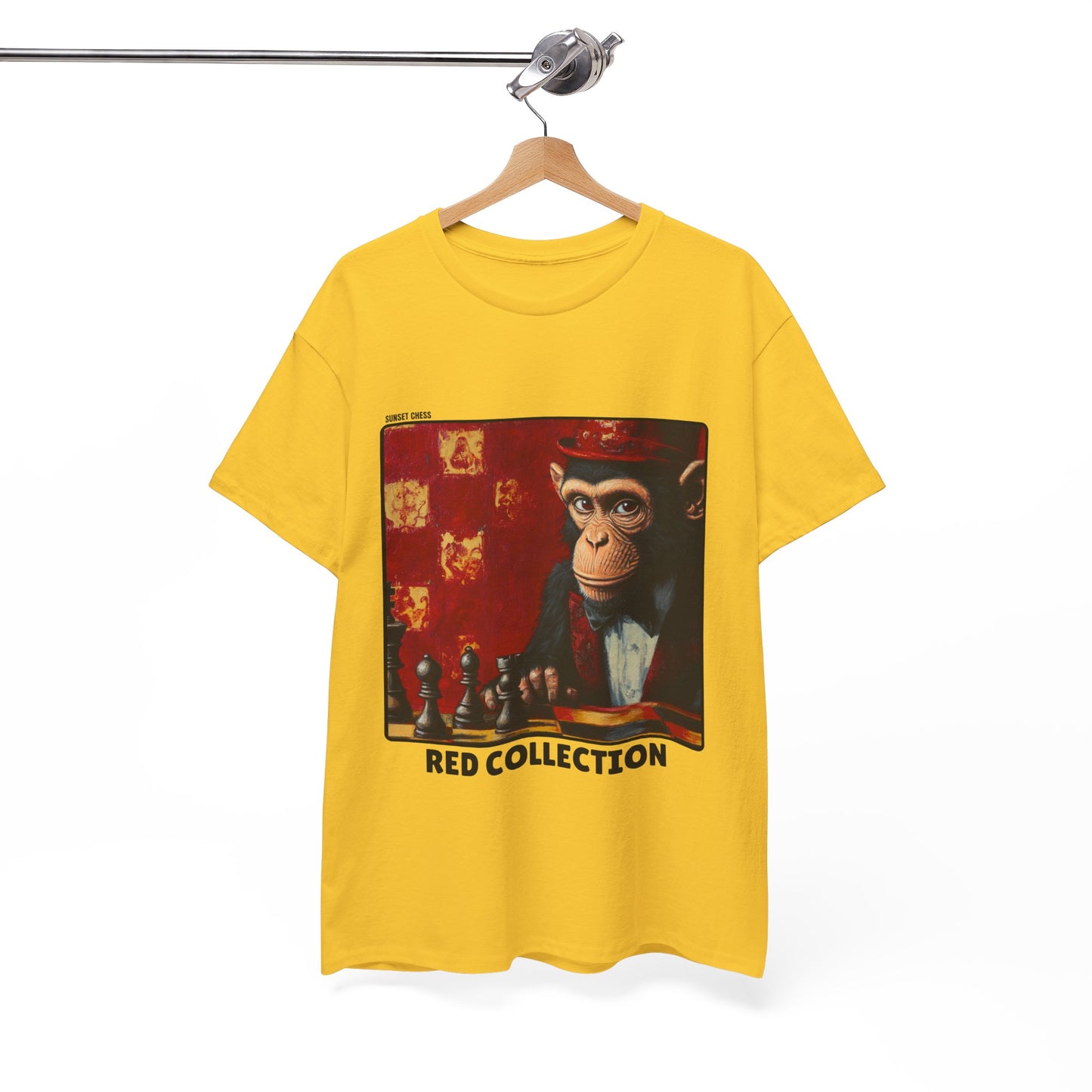 Magician Monkey - Black Chess T Shirt