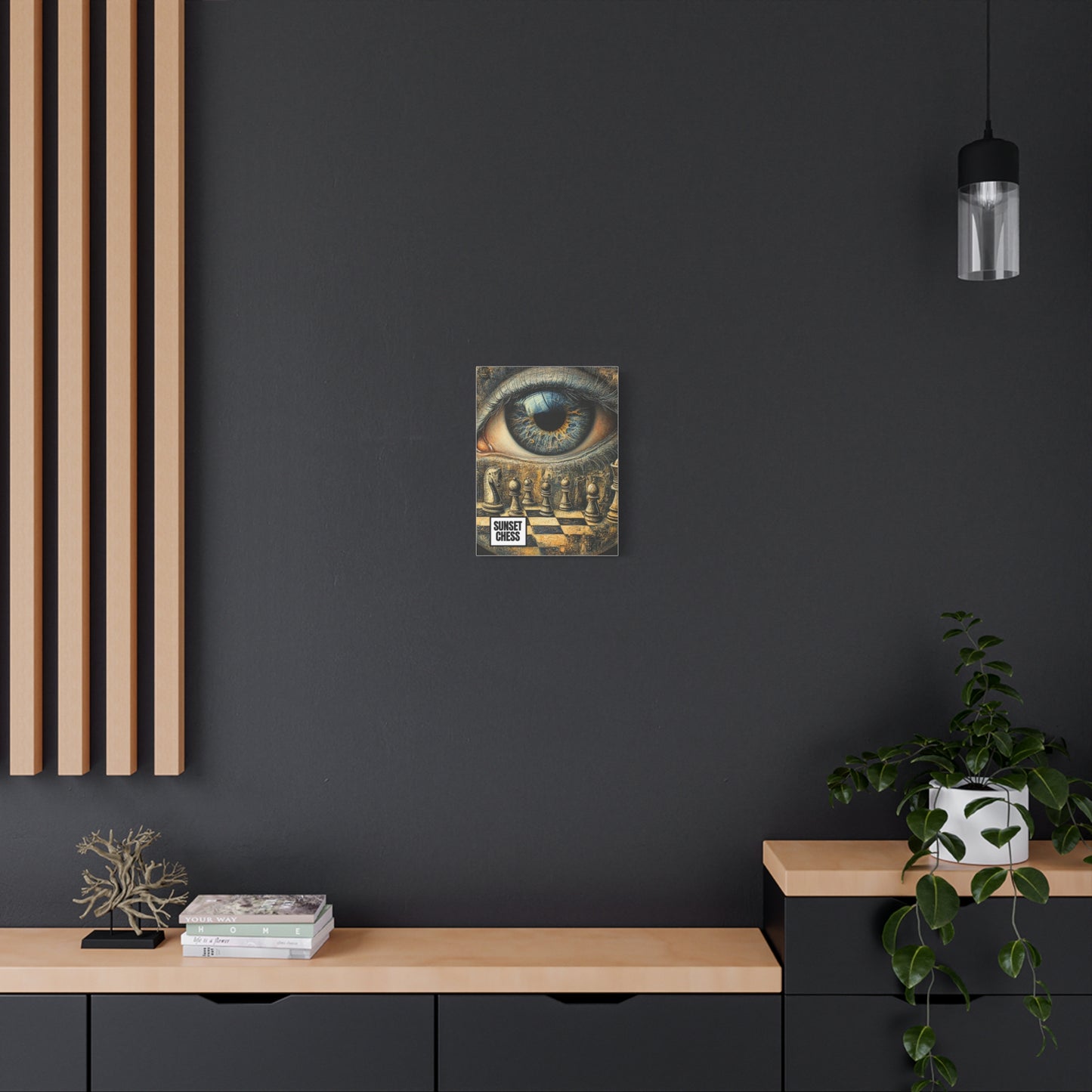 All Seeing Eye - Canvas Chess Print 12"x16"