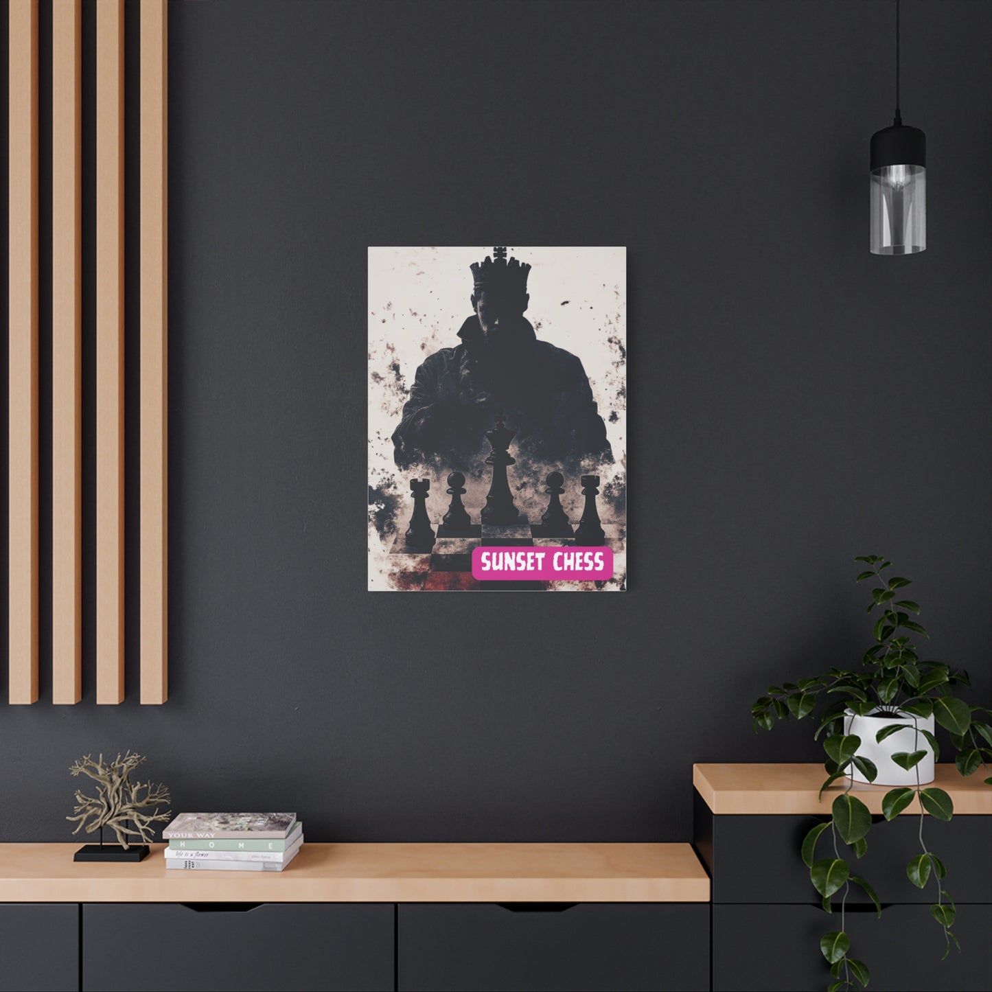 The King's View - Canvas Chess Print 24"x32"