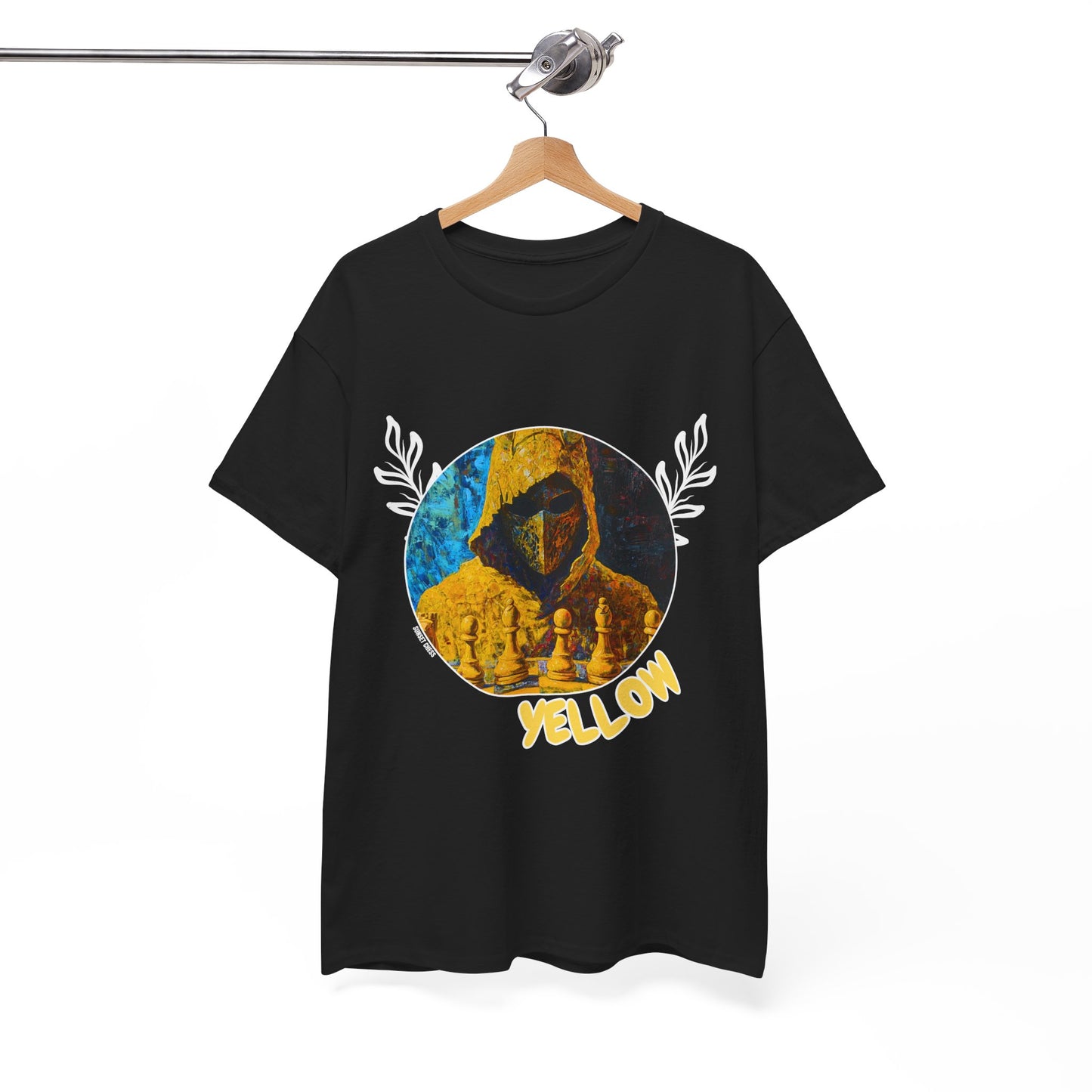 Yellow Assassin - Black Chess T Shirt