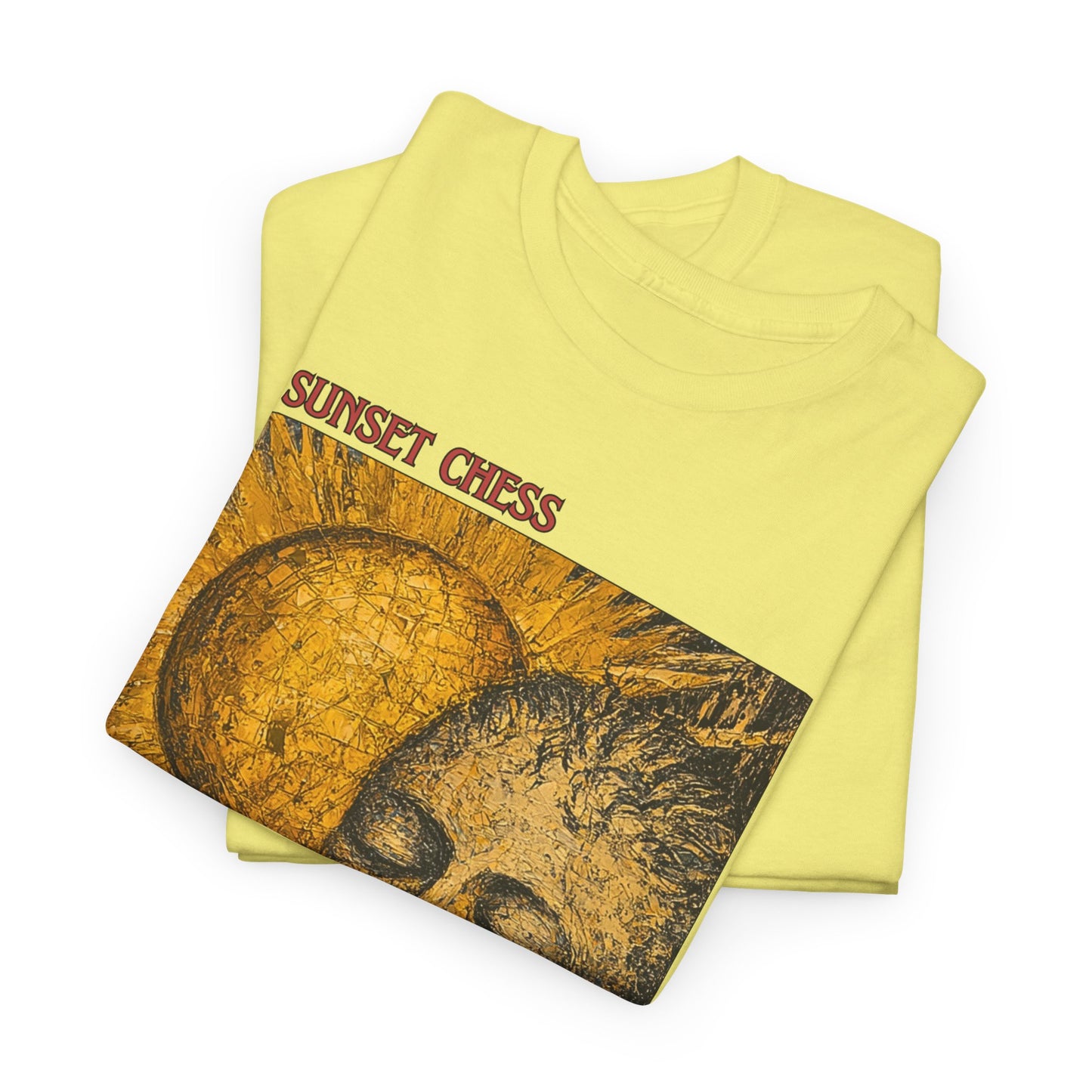 Power Of The Sun - Yellow Chess T Shirt