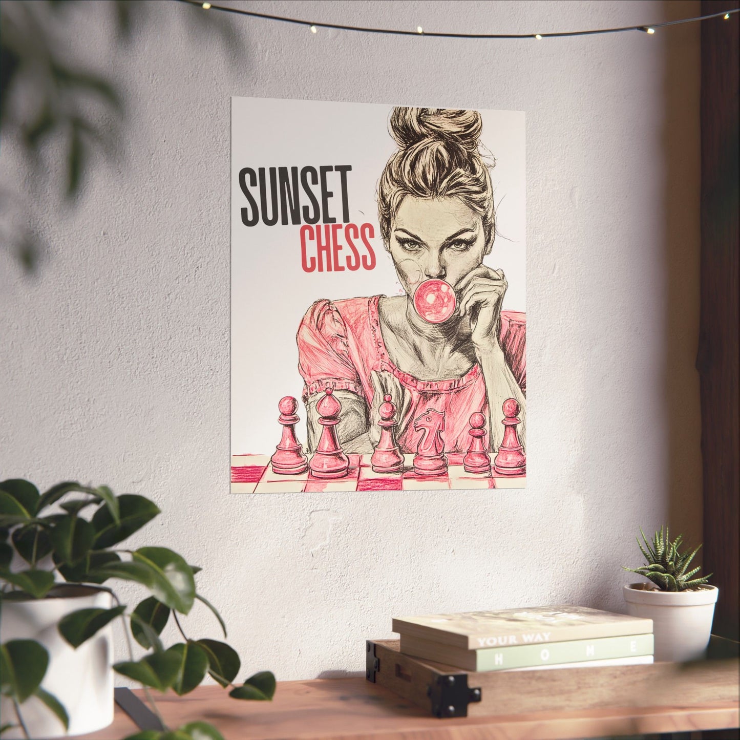 Bubble Girl - Matte Vertical Poster 16"x20"