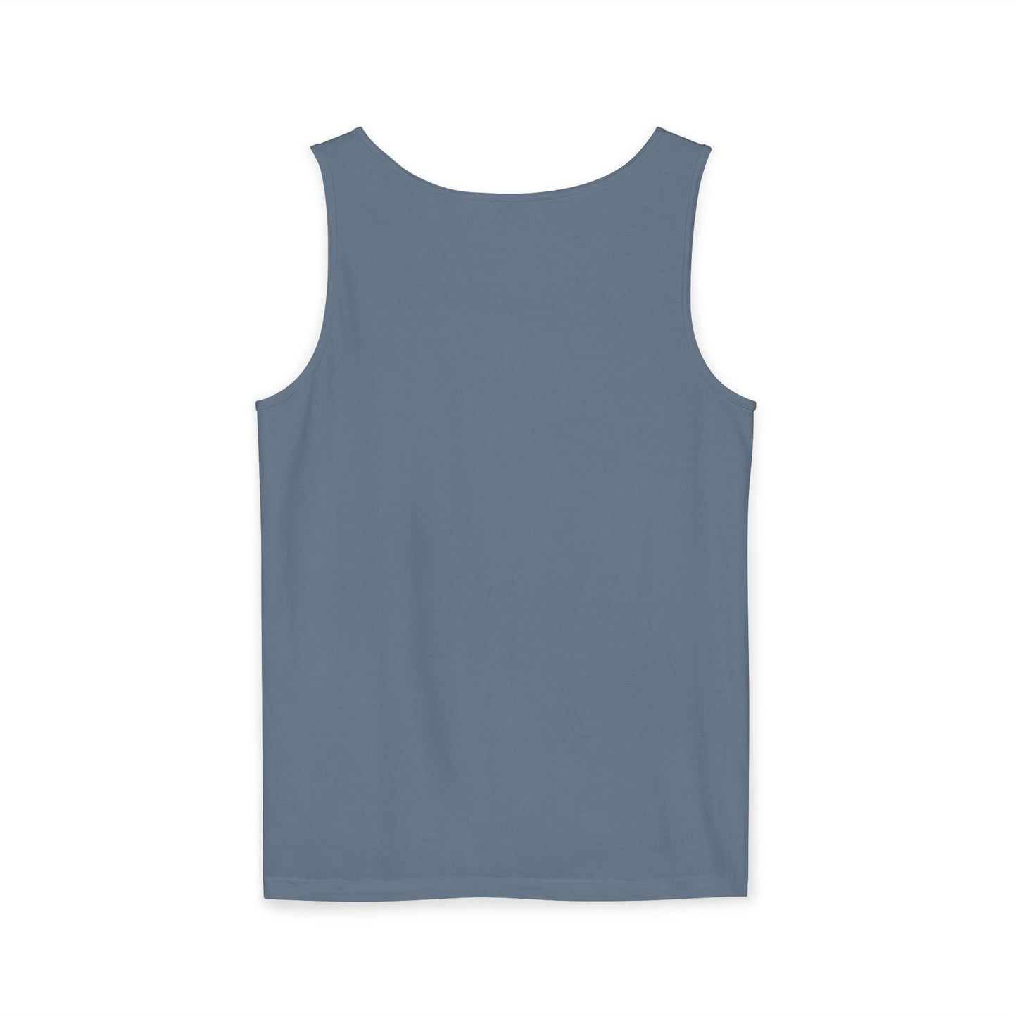 Moody Chess Guy - Faded Blue Chess Tank Top