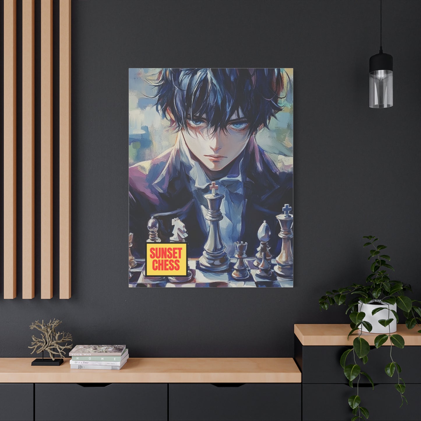 The Prince Gets Real - Canvas Chess Print 36"x48"