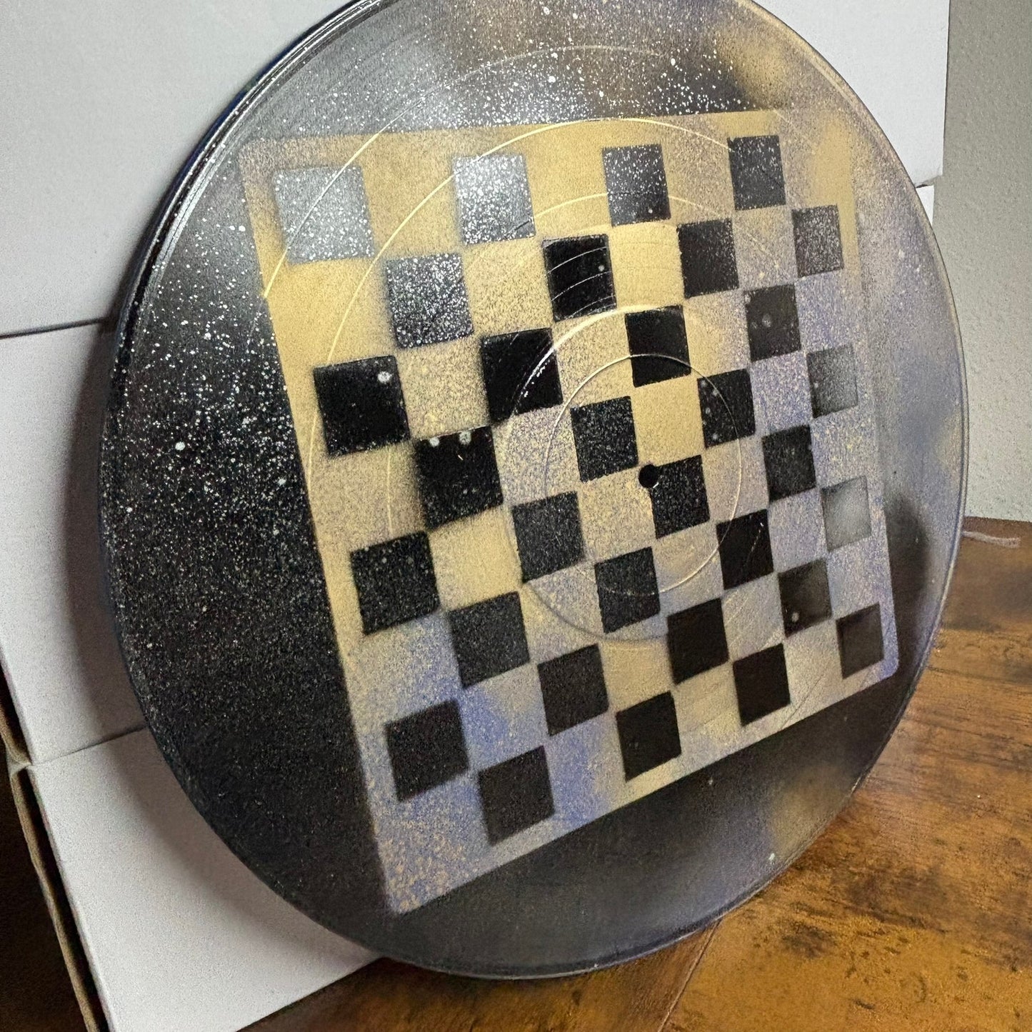 Golden Black - Vinyl Chess Board