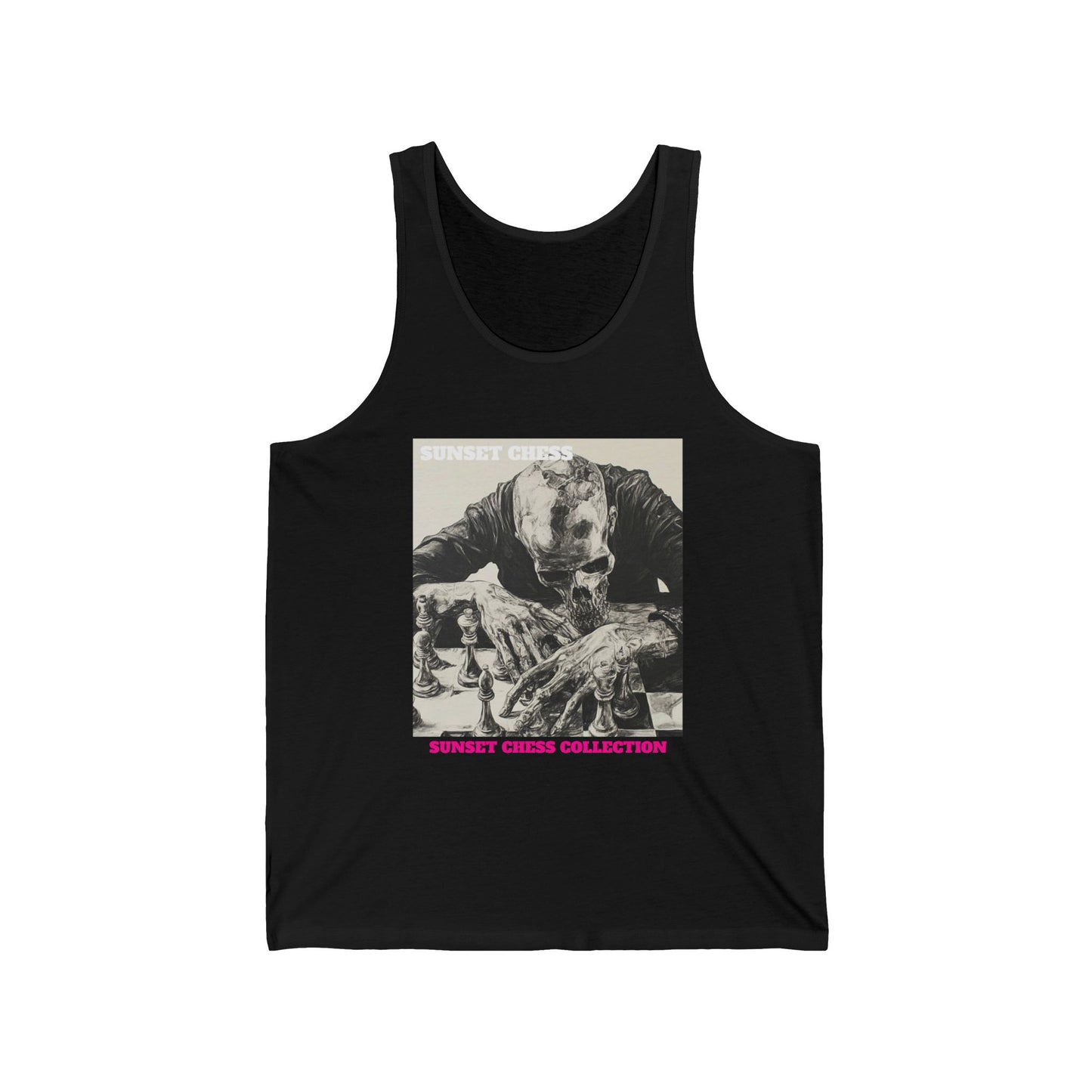 The Walking Chess - Black Tank Top