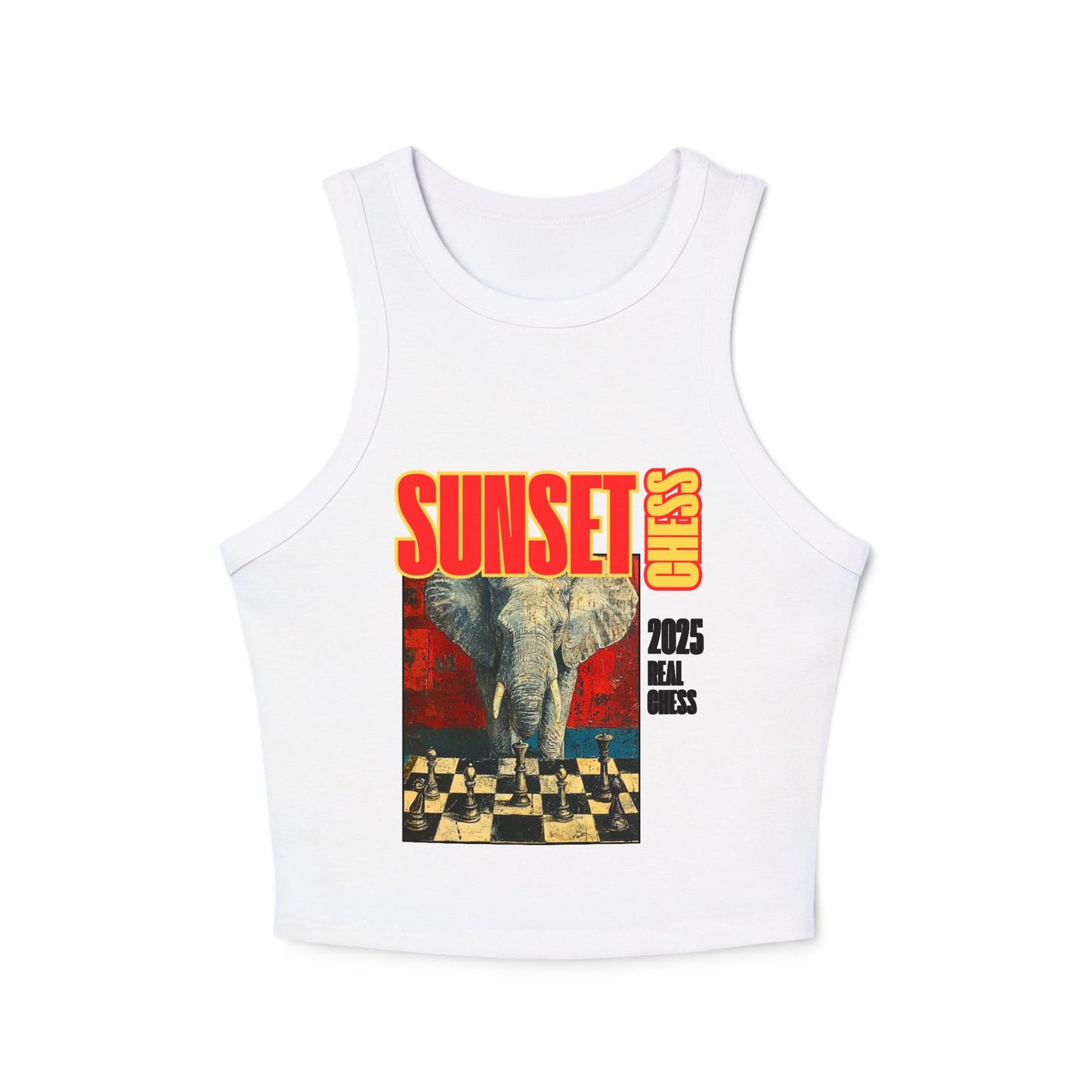 Stampede Inbound - Women's White Chess Tank Top
