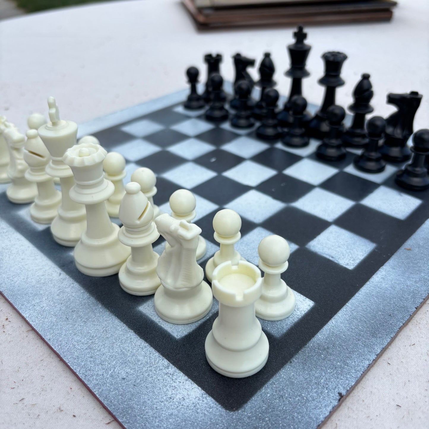 Gray Edition - Painted Chess Set